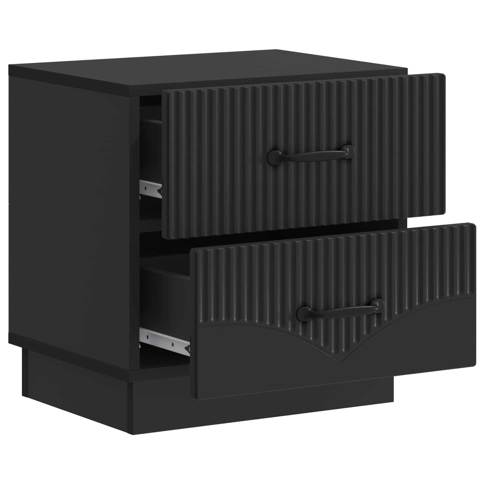 Cabinet de chevet Noir 43 x 34,5 x 44,5 cm Bois d'ingénierie - XIOS