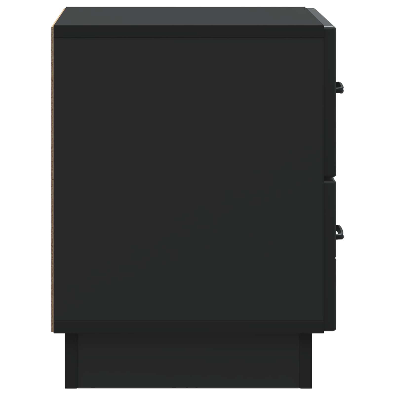 Cabinet de chevet Noir 43 x 34,5 x 44,5 cm Bois d'ingénierie - XIOS