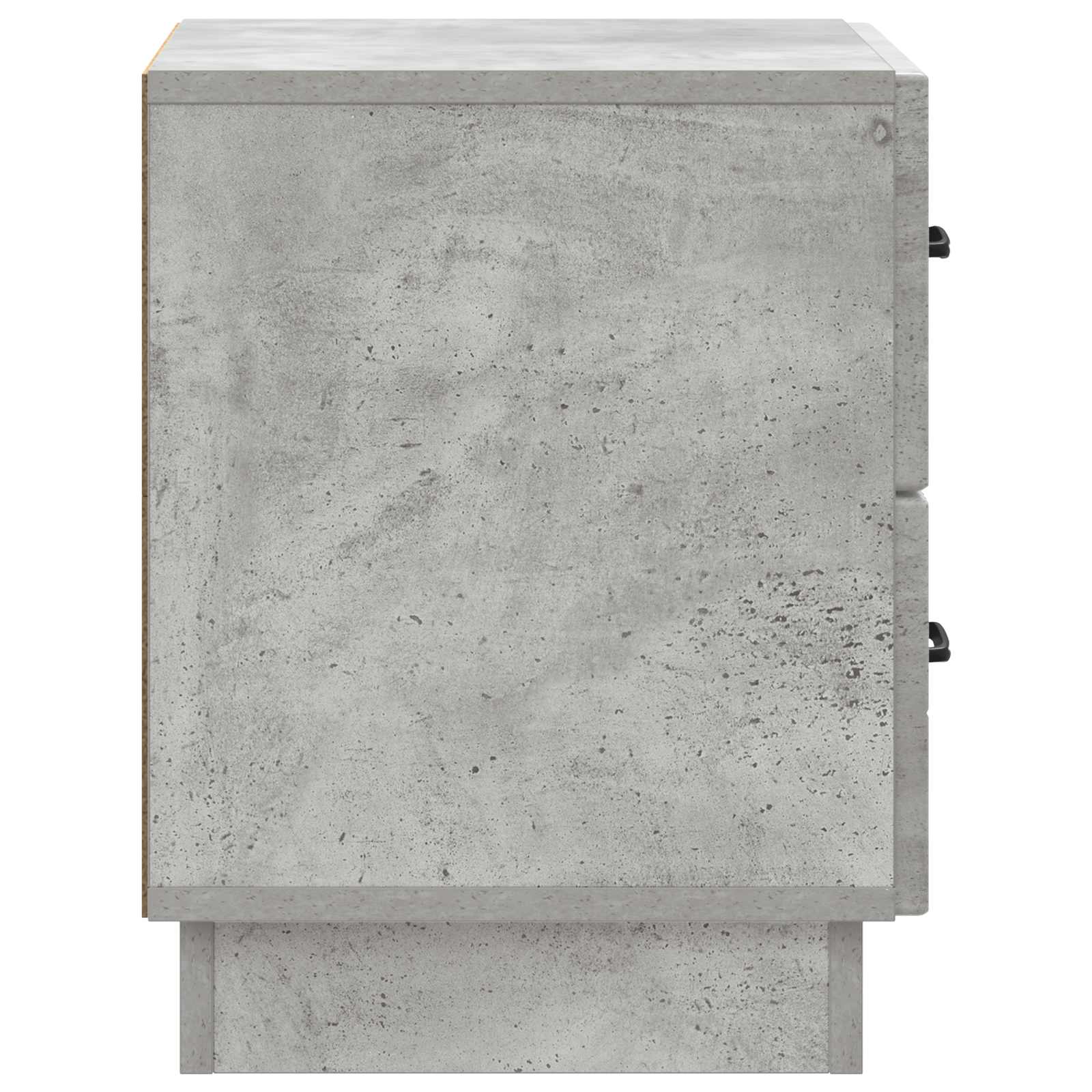 Cabinet de chevet 2 pcs Gris béton 43 x 34,5 x 44,5 cm - XIOS