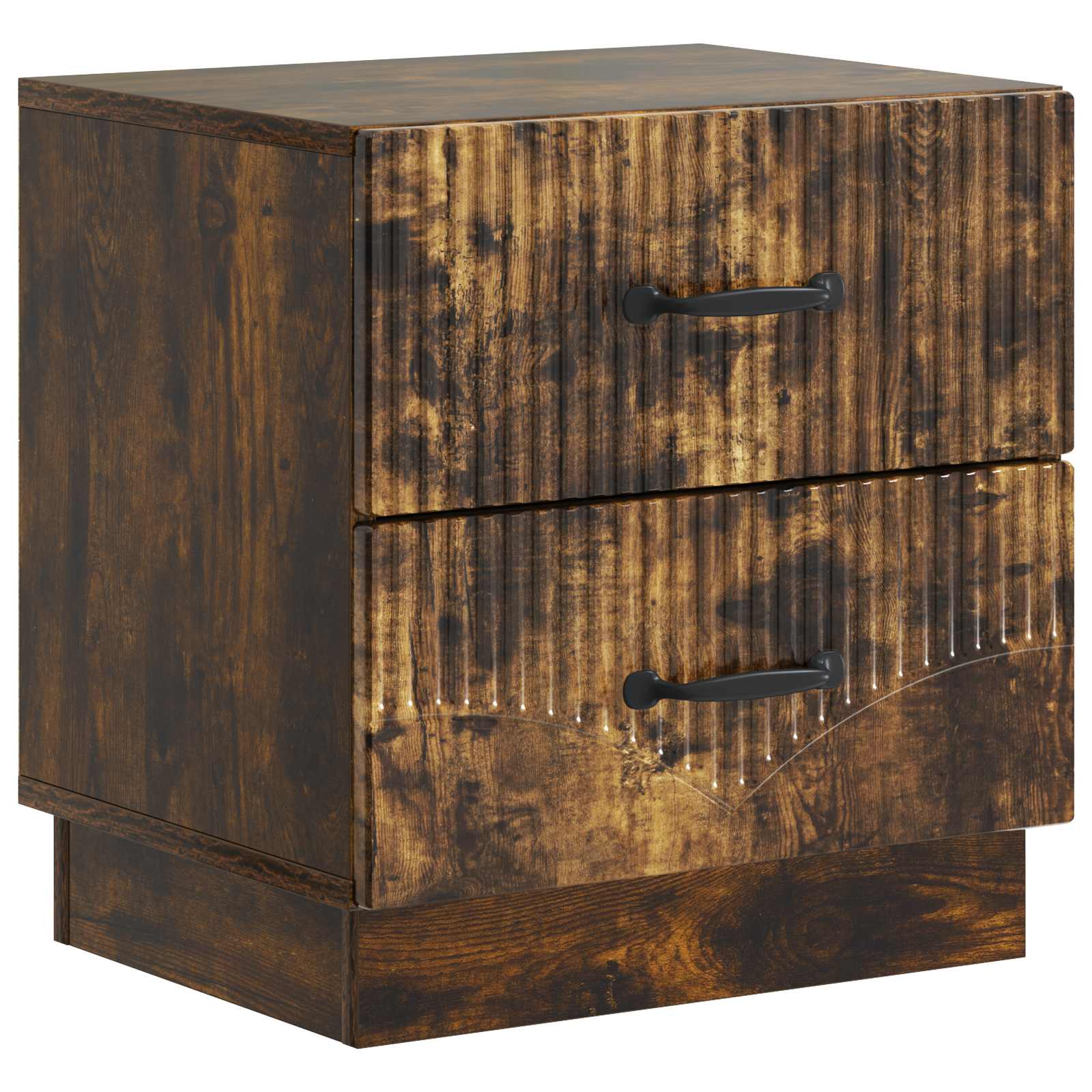 Cabinet de chevet 2 pcs Chêne fumé 43 x 34,5 x 44,5 cm - XIOS