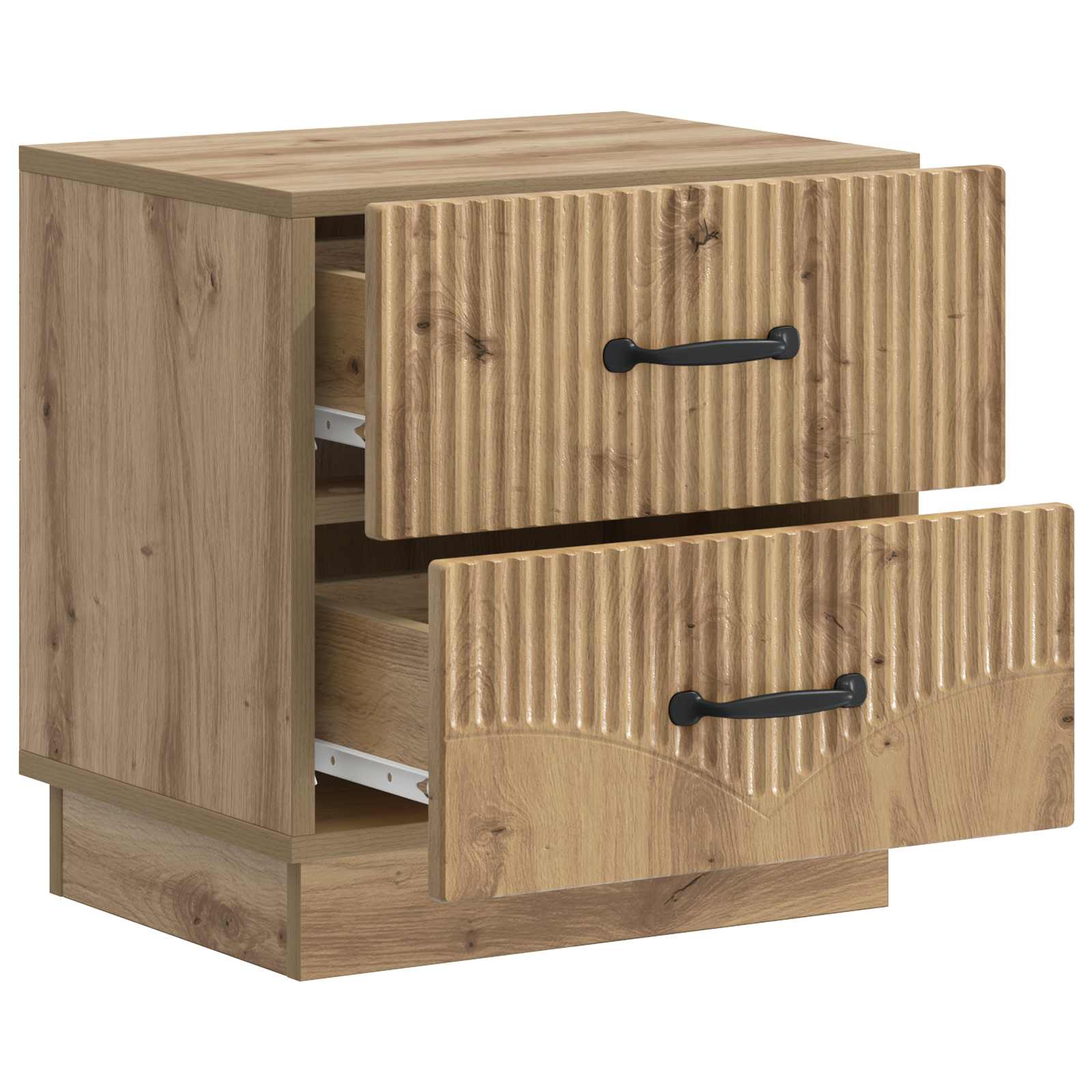 Cabinet de chevet 2 pcs Chêne artisanal 43 x 34,5 x 44,5 cm - XIOS