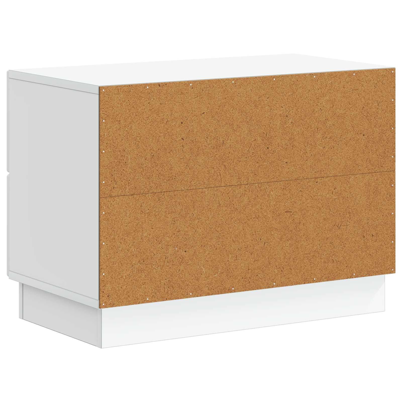 Cabinet de chevet Blanc 62 x 34,5 x 44,5 cm Bois d'ingénierie - XIOS