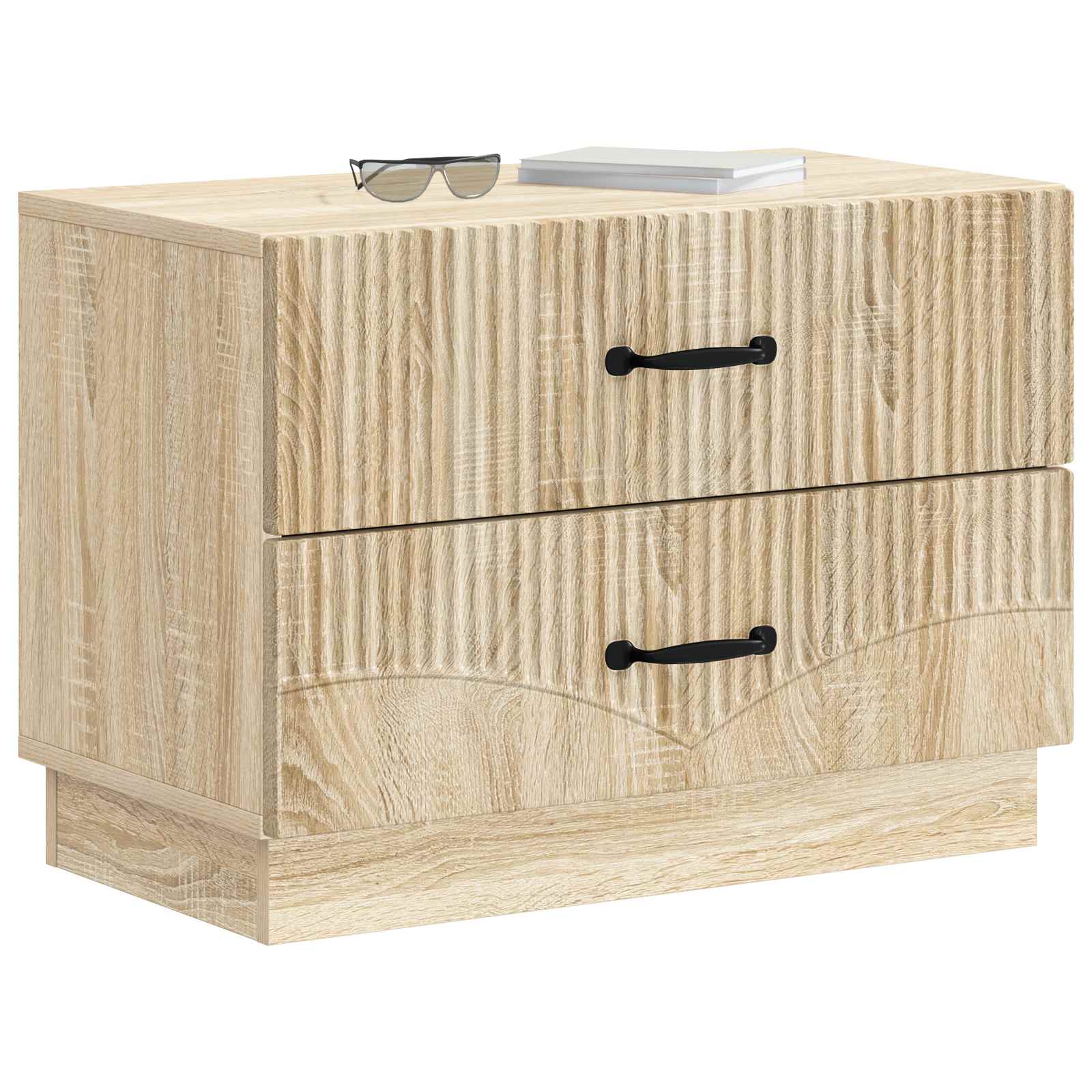 Cabinet de chevet avec tiroir Chêne Sonoma 62 x 34,5 x 44,5 cm - XIOS