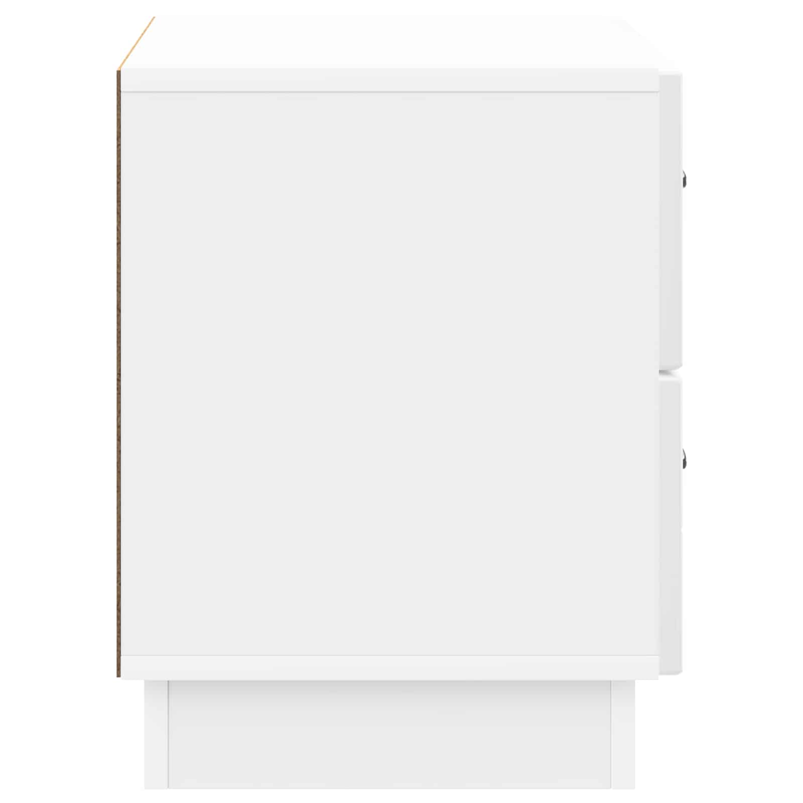 Cabinet de chevet Blanc brillant 62 x 34,5 x 44,5 cm - XIOS