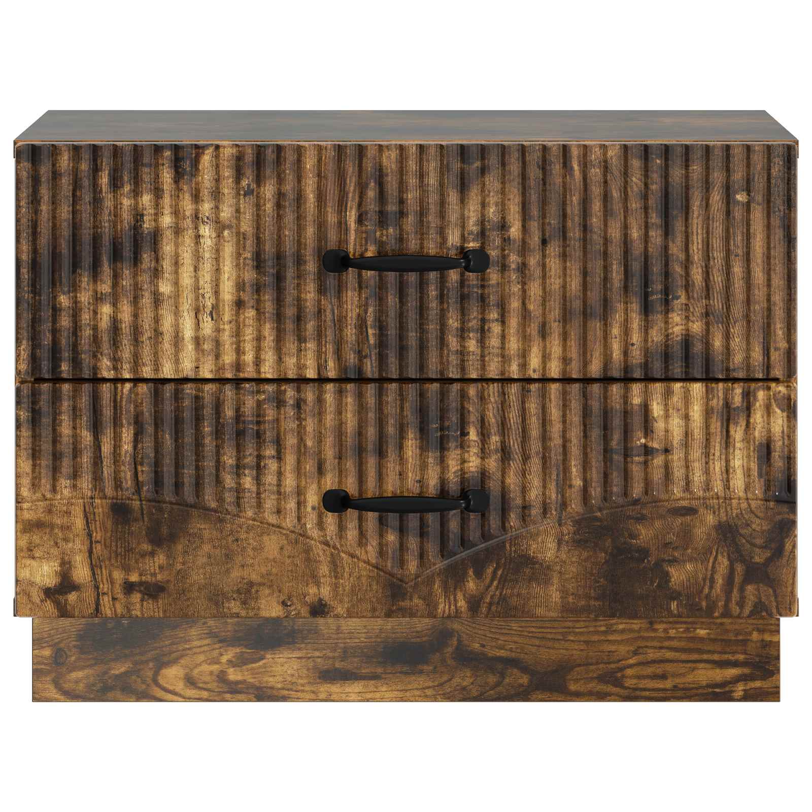 Cabinet de chevet avec tiroir Chêne fumé 62 x 34,5 x 44,5 cm - XIOS