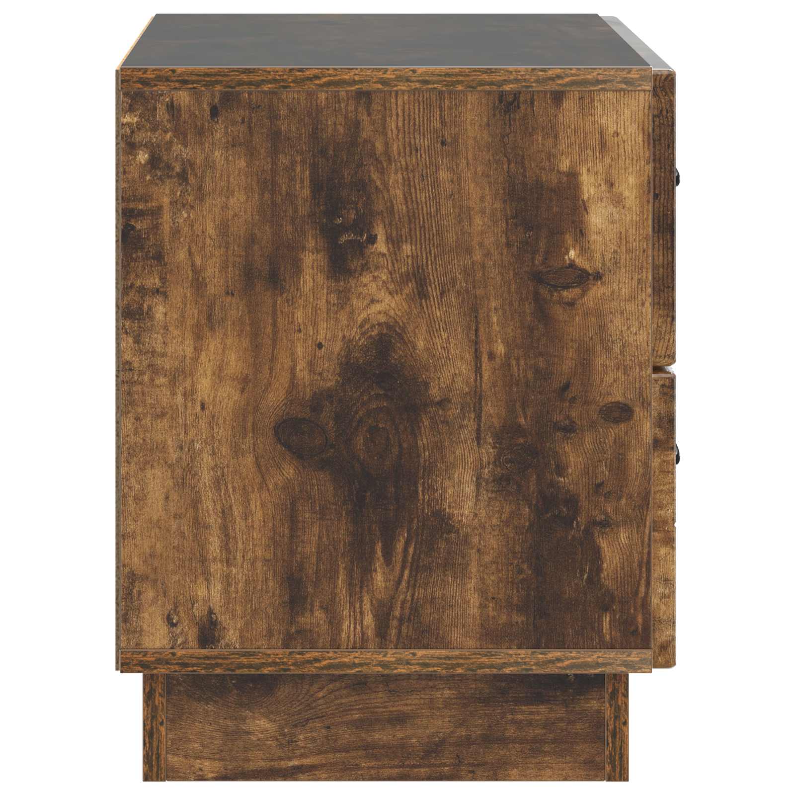 Cabinet de chevet avec tiroir Chêne fumé 62 x 34,5 x 44,5 cm - XIOS