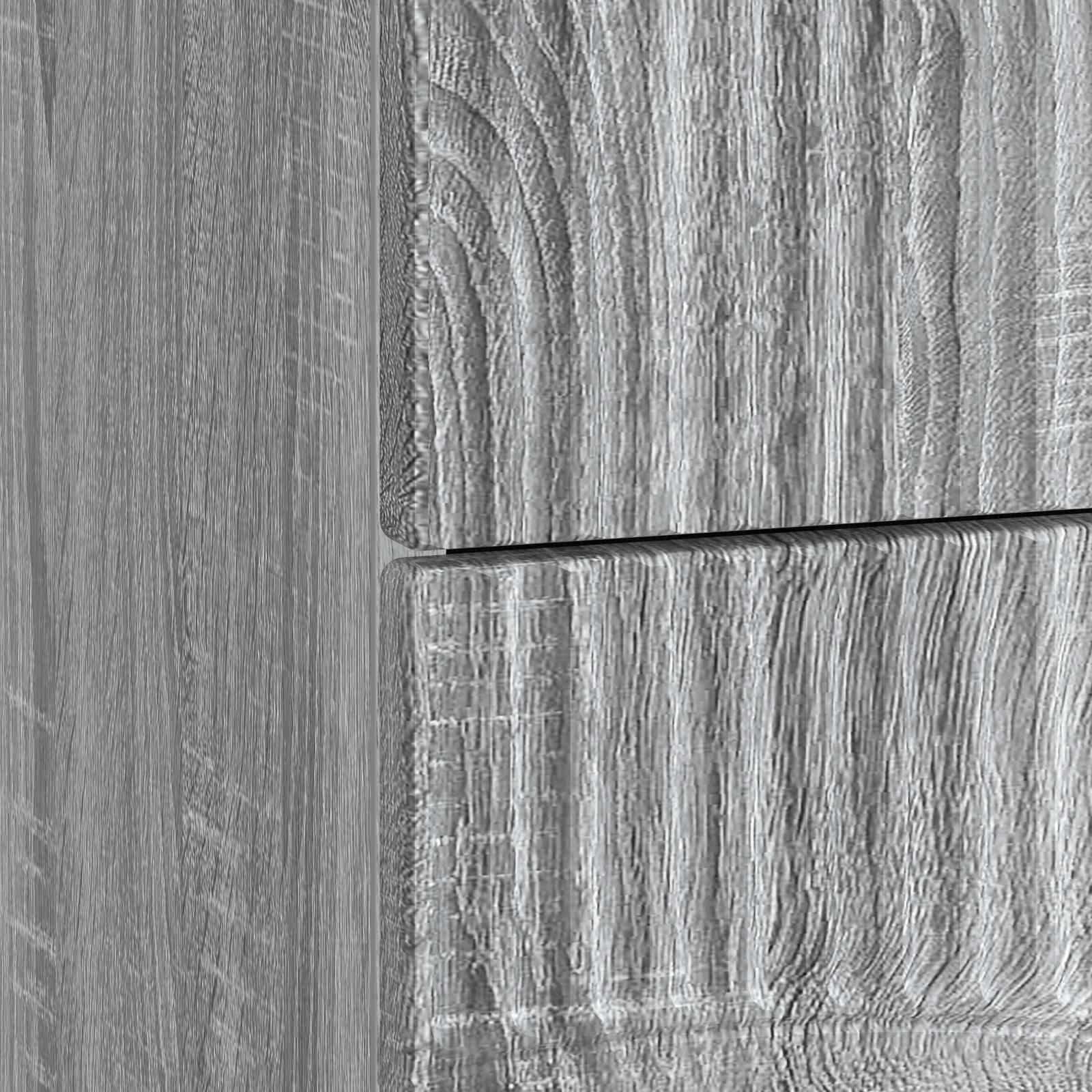 Cabinet de chevet avec tiroir Sonoma gris 62 x 34,5 x 44,5 cm - XIOS