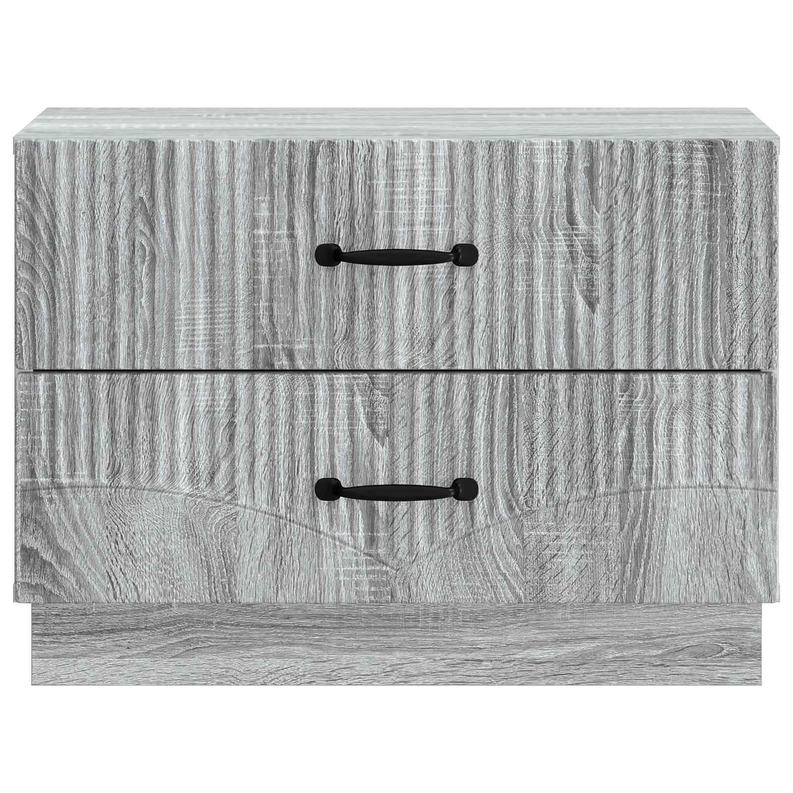 Cabinet de chevet avec tiroir Sonoma gris 62 x 34,5 x 44,5 cm - XIOS