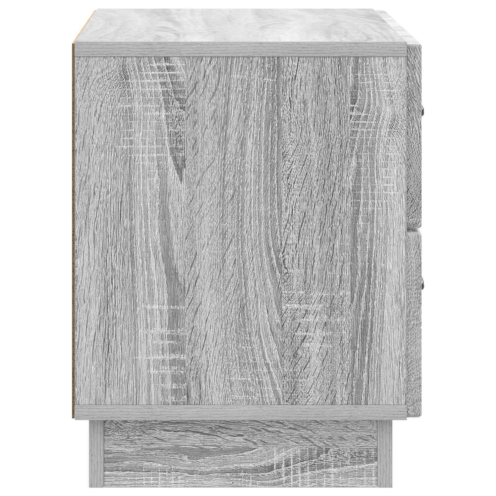 Cabinet de chevet avec tiroir Sonoma gris 62 x 34,5 x 44,5 cm - XIOS