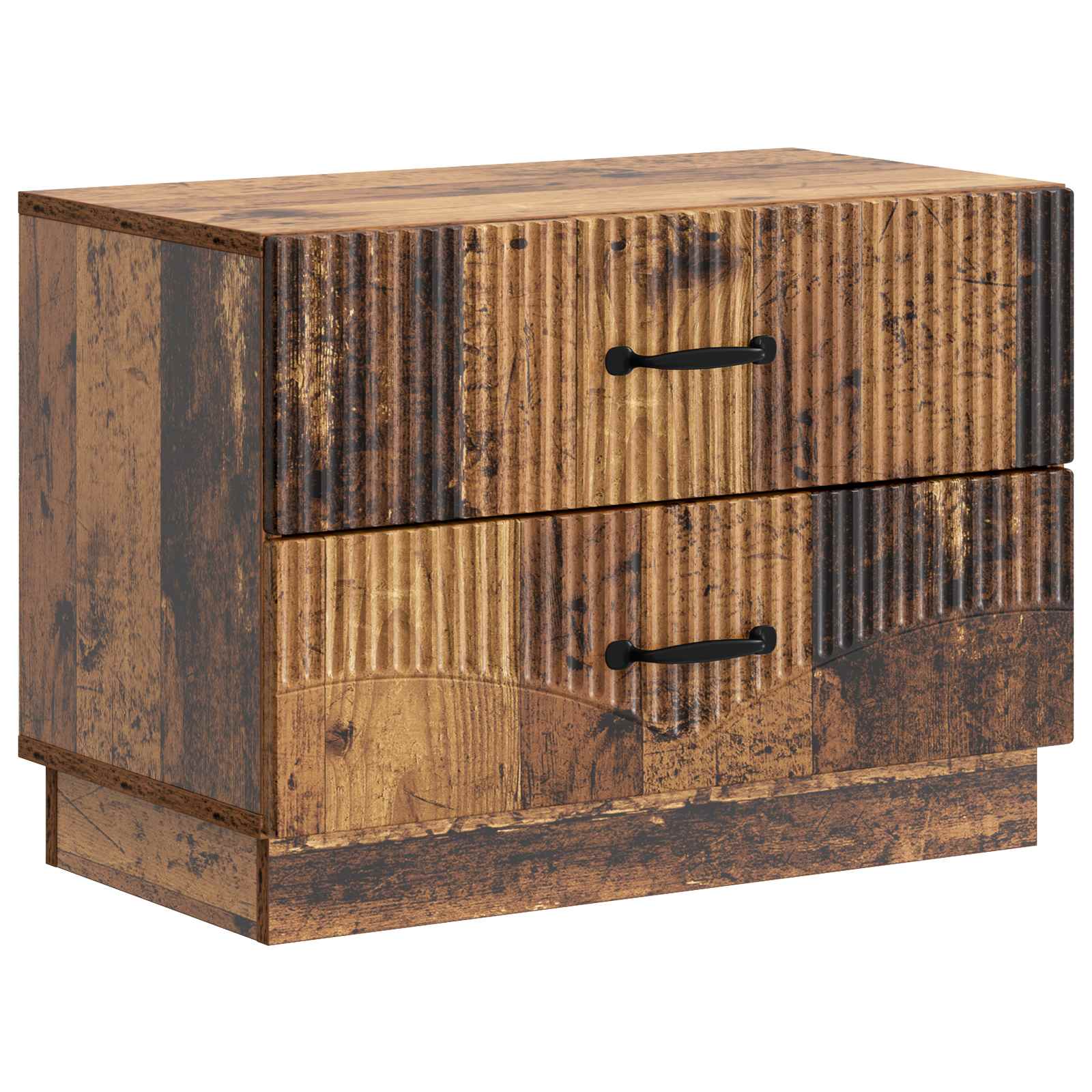 Cabinet de chevet avec tiroir Bois ancien 62 x 34,5 x 44,5 cm - XIOS