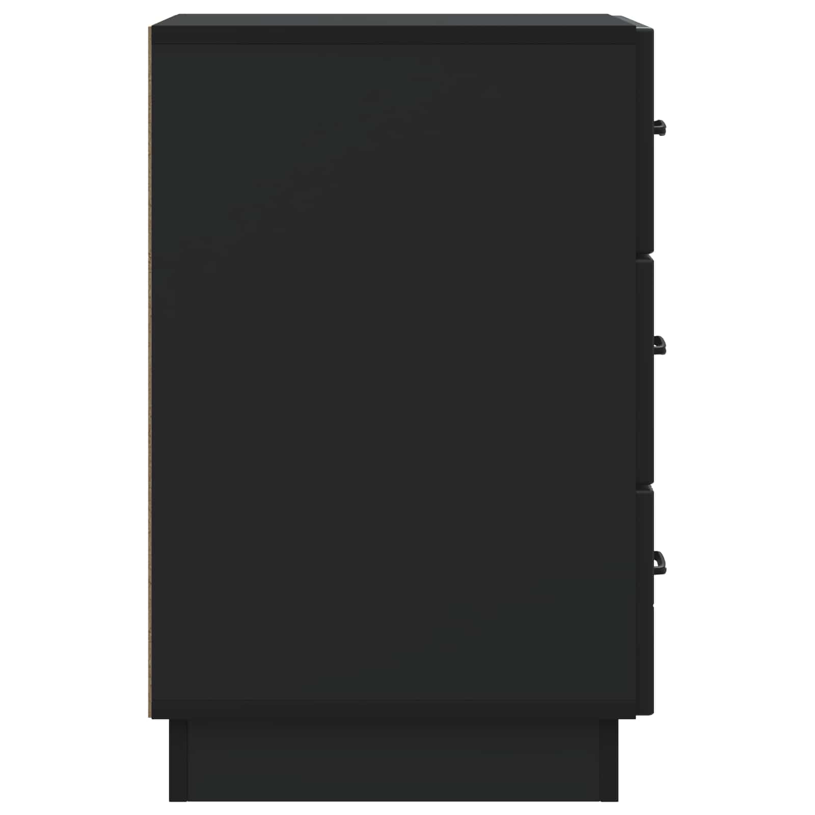 Cabinet de chevet Noir 43 x 41 x 63,5 cm Bois d'ingénierie - XIOS
