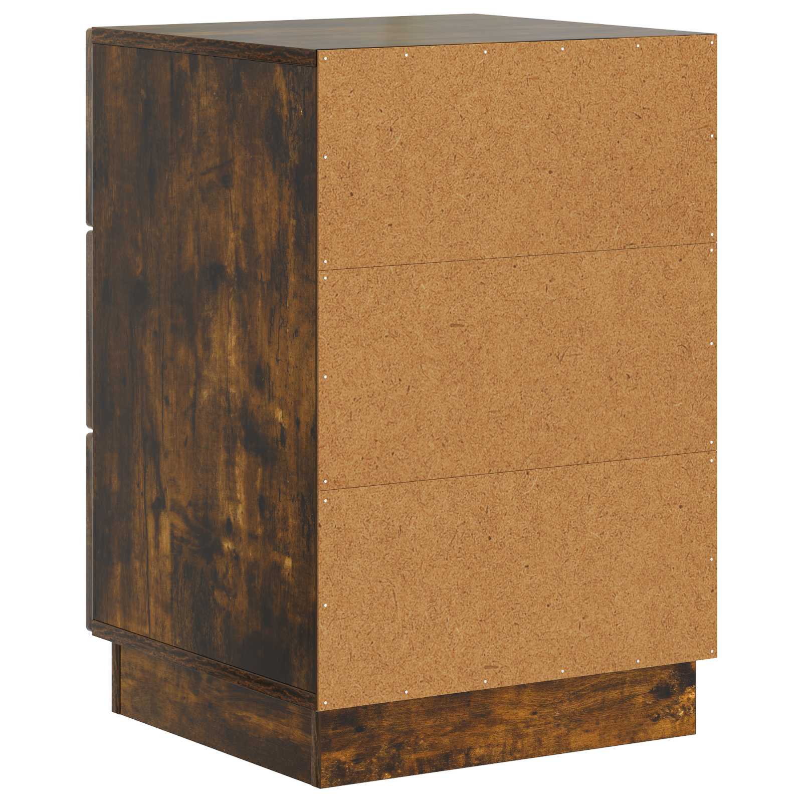 Cabinet de chevet avec tiroir Chêne fumé 43 x 41 x 63,5 cm - XIOS
