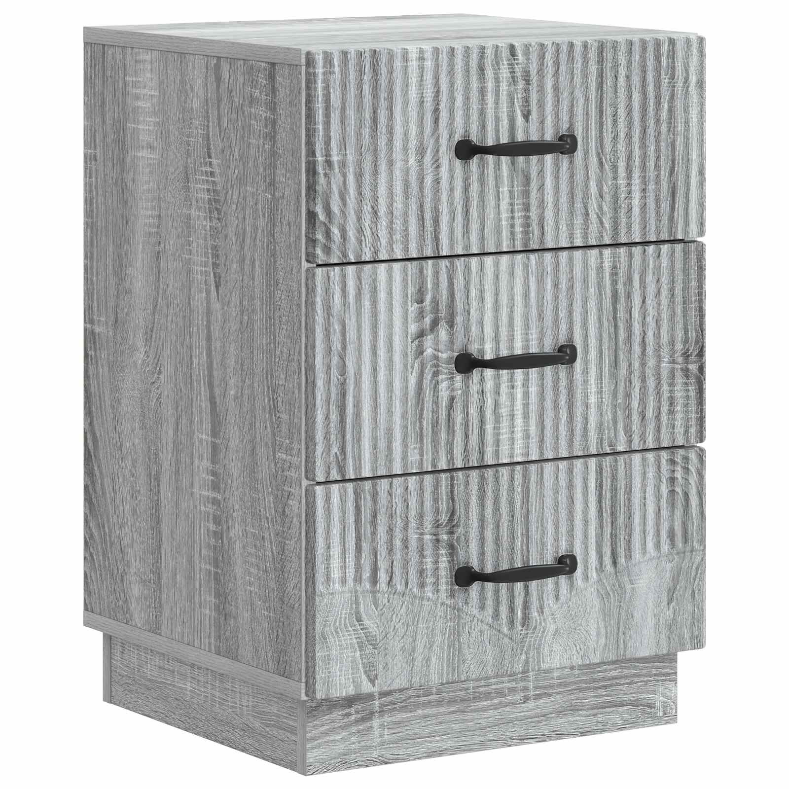 Cabinet de chevet avec tiroir Sonoma gris 43 x 41 x 63,5 cm - XIOS