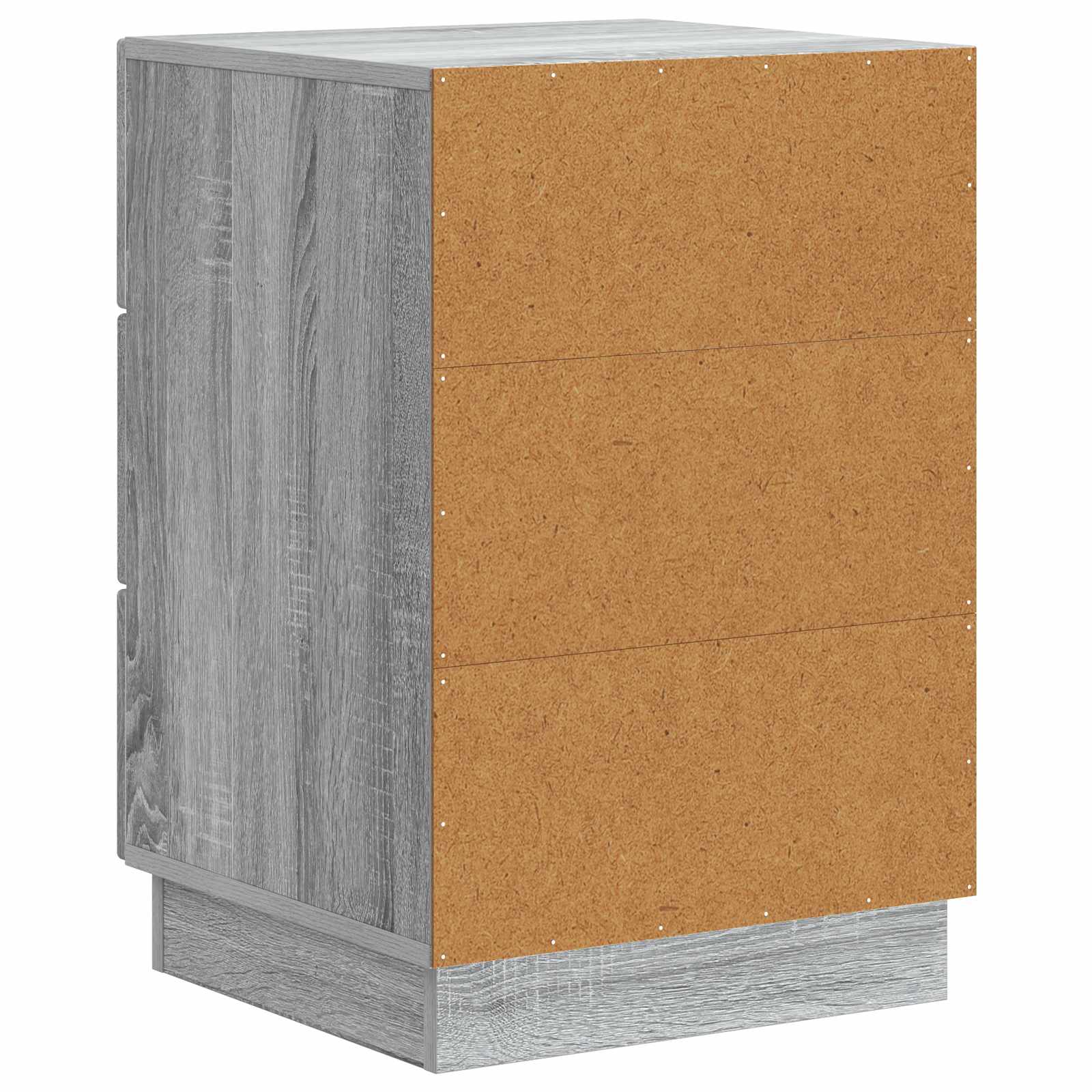 Cabinet de chevet avec tiroir Sonoma gris 43 x 41 x 63,5 cm - XIOS