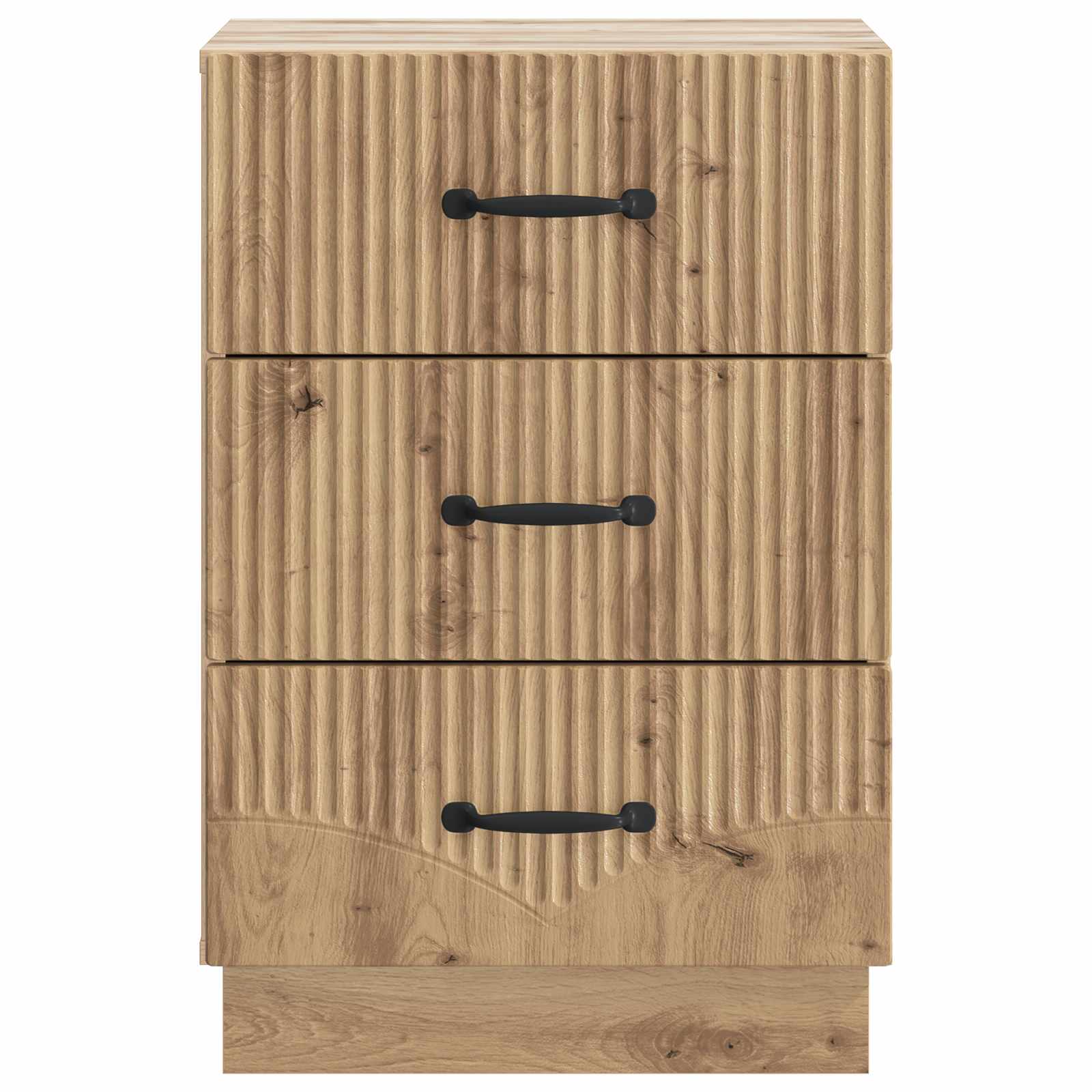 Cabinet de chevet avec tiroir Chêne artisanal 43 x 41 x 63,5 cm - XIOS