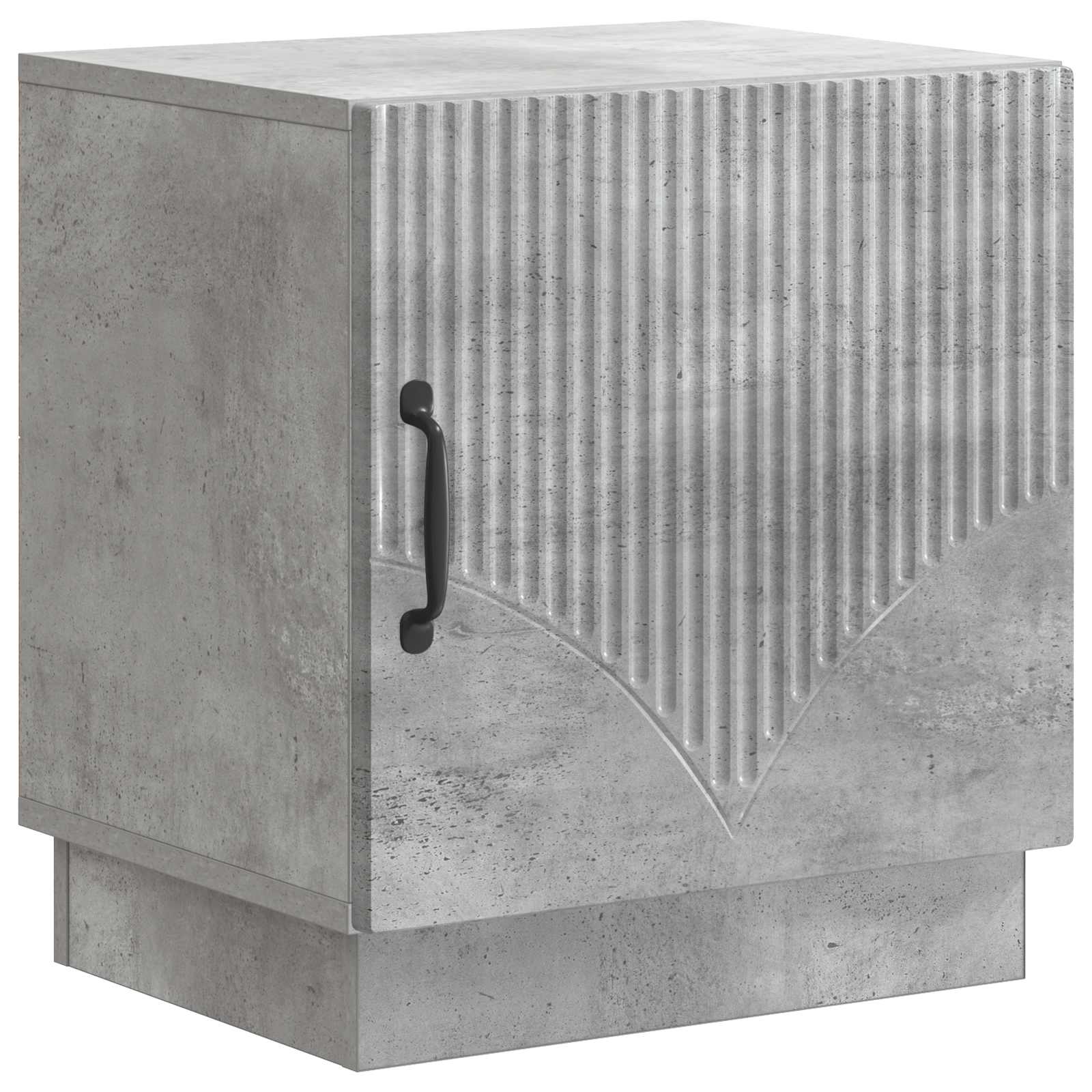Table de chevet Gris Béton 43 x 34,5 x 47 cm Bois d'ingénierie - XIOS