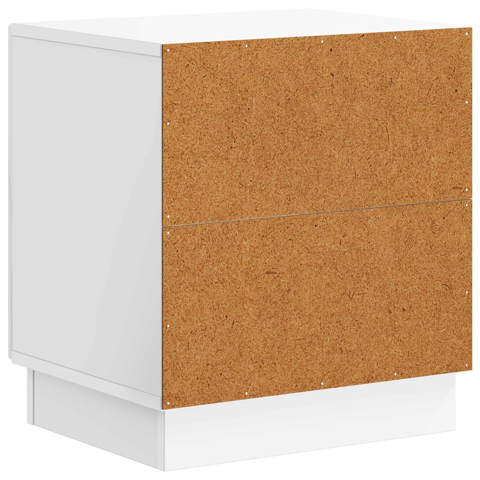 Table de chevet Blanc brillant 43 x 34,5 x 47 cm - XIOS