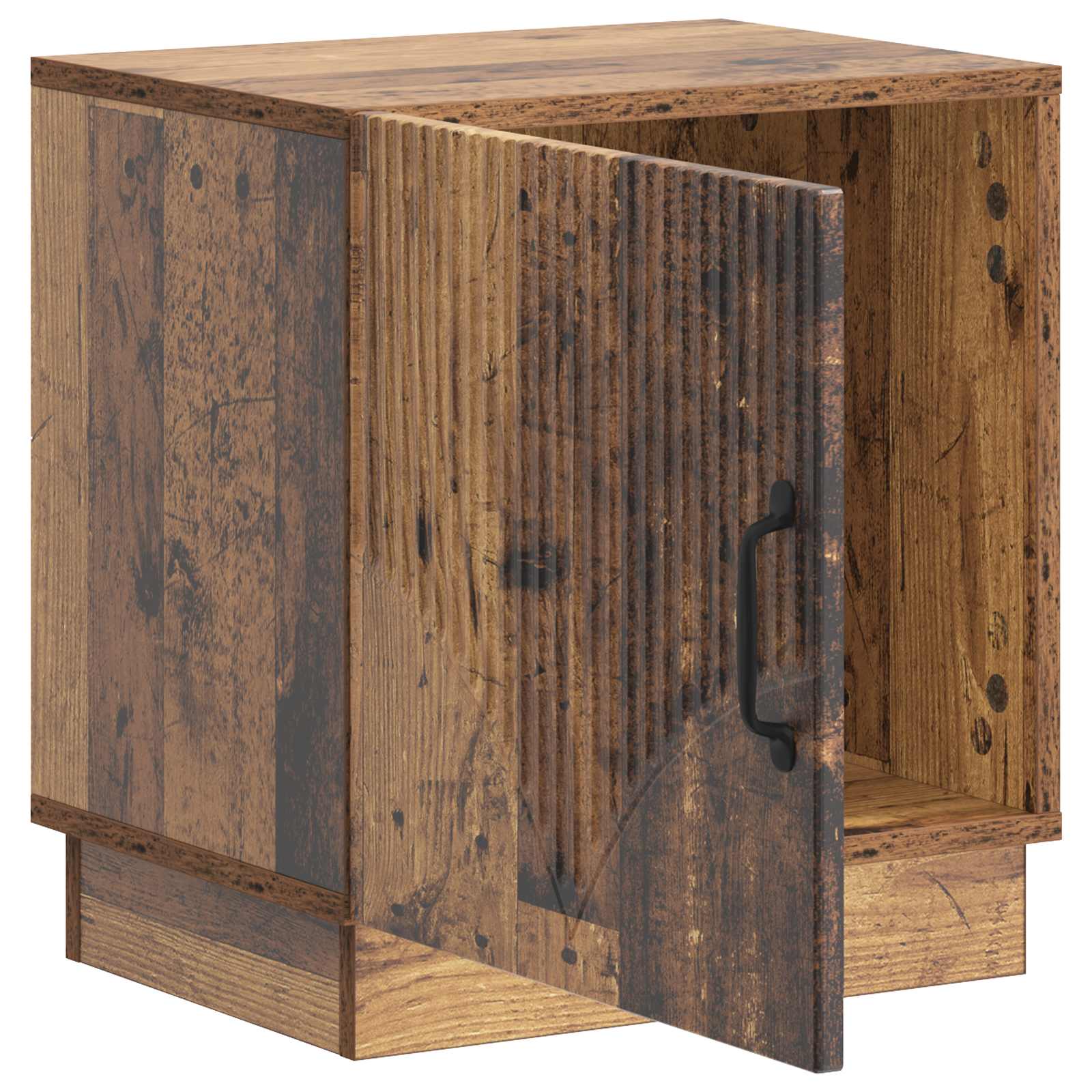 Table de chevet 2 pc Bois ancien 43 x 34,5 x 47 cm - XIOS