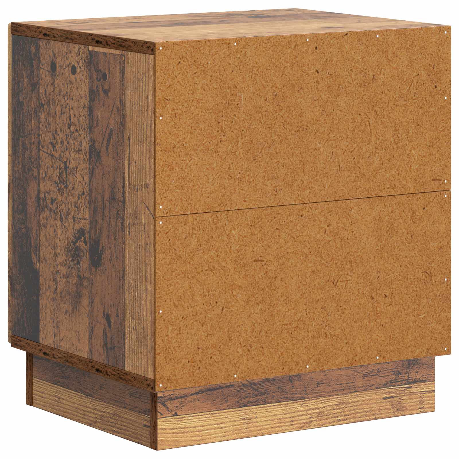 Table de chevet 2 pc Bois ancien 43 x 34,5 x 47 cm - XIOS
