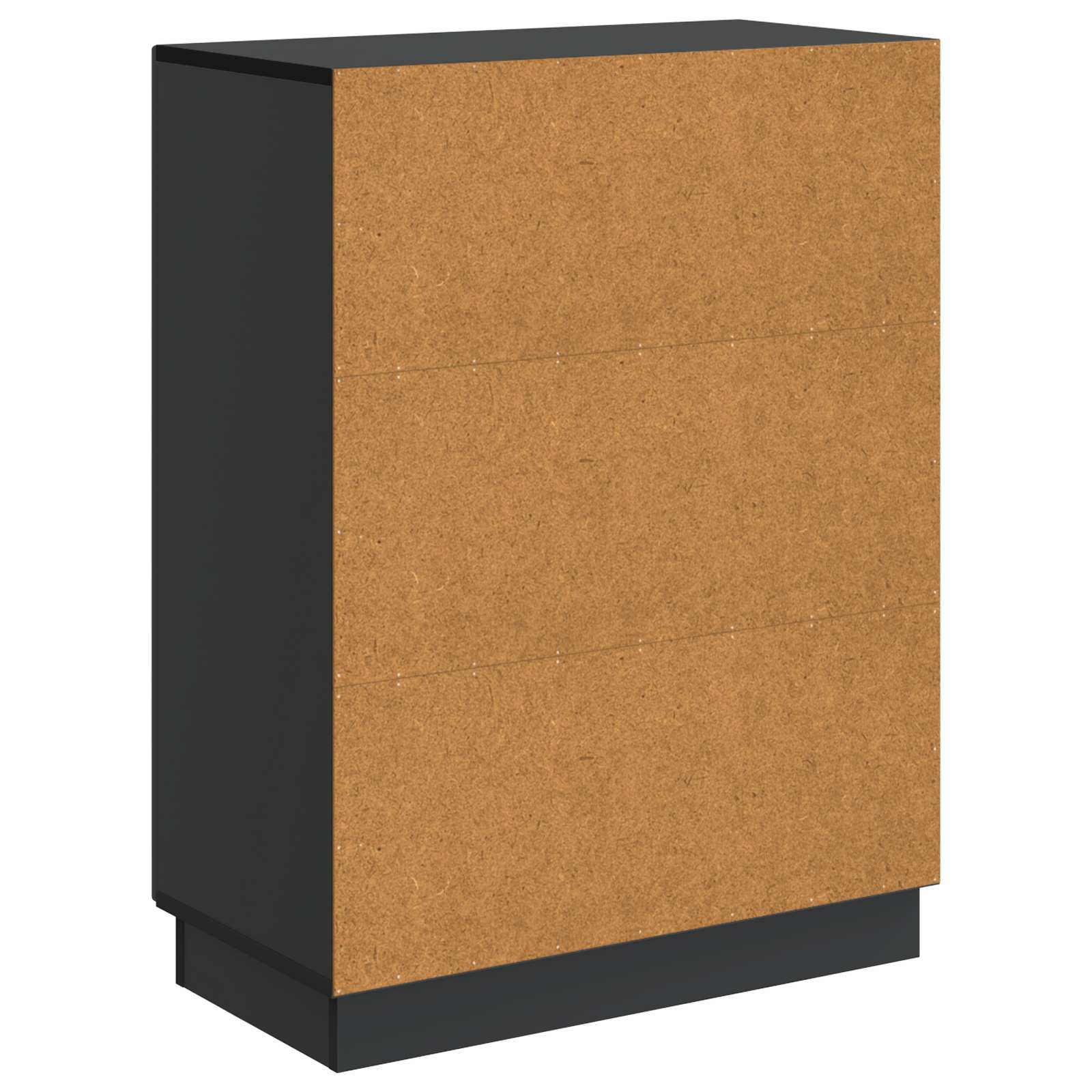 Buffet Noir 66 x 34,5 x 87 cm Bois d'ingénierie - XIOS