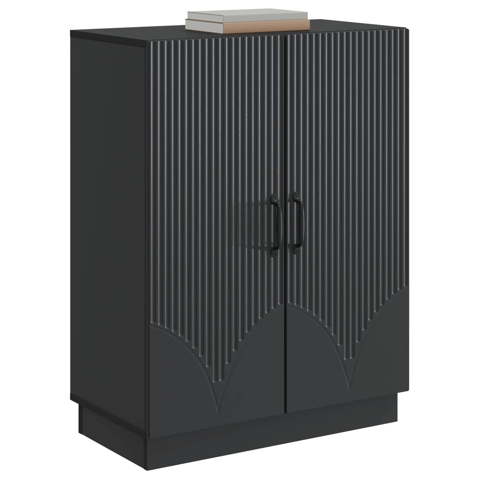 Buffet Noir 66 x 34,5 x 87 cm Bois d'ingénierie - XIOS