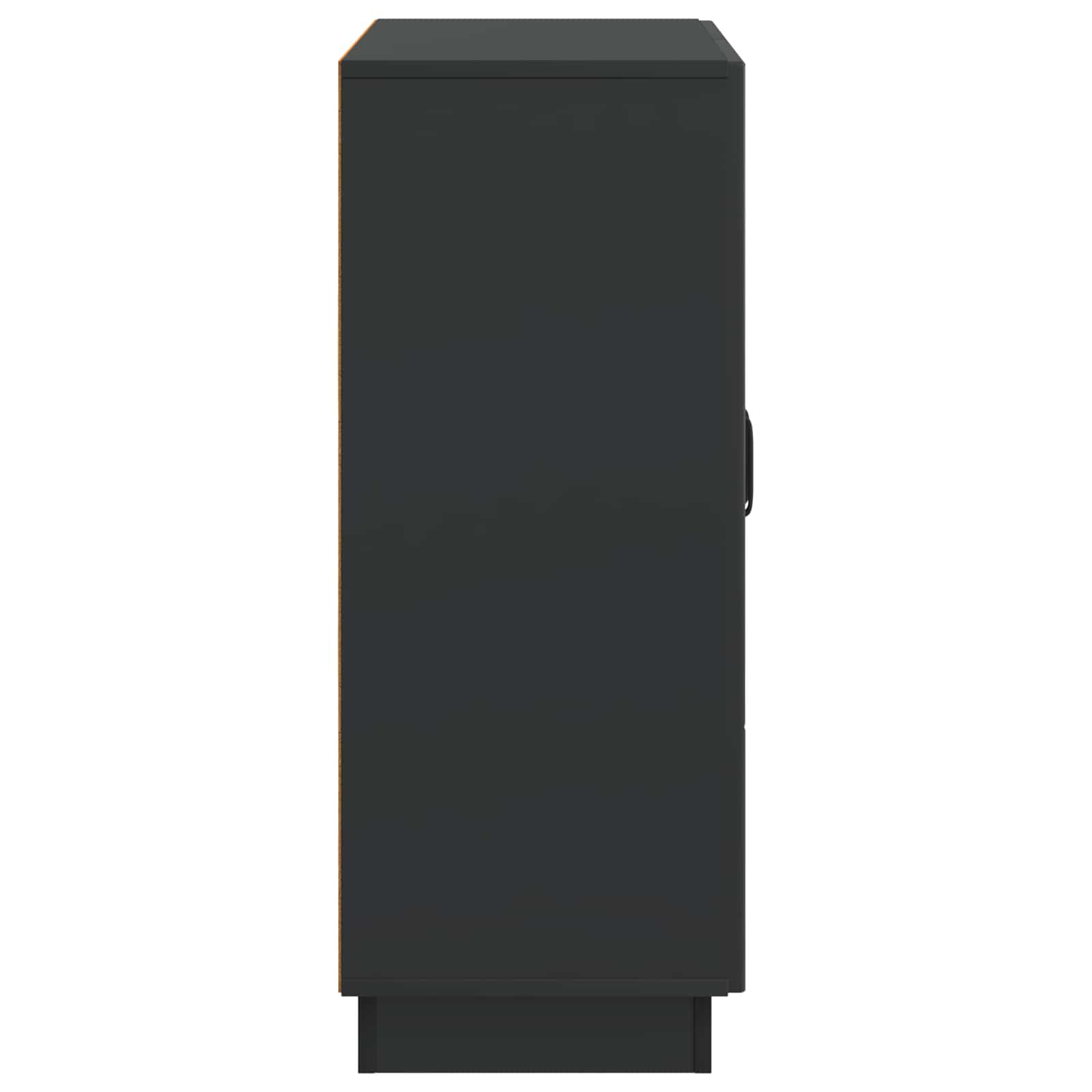 Buffet Noir 66 x 34,5 x 87 cm Bois d'ingénierie - XIOS