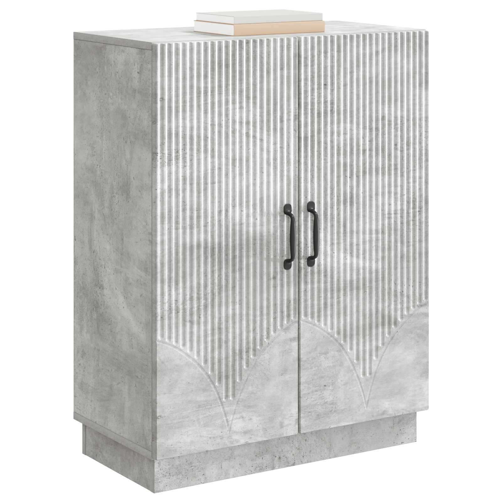 Buffet Gris béton 66 x 34,5 x 87 cm Bois d'ingénierie - XIOS