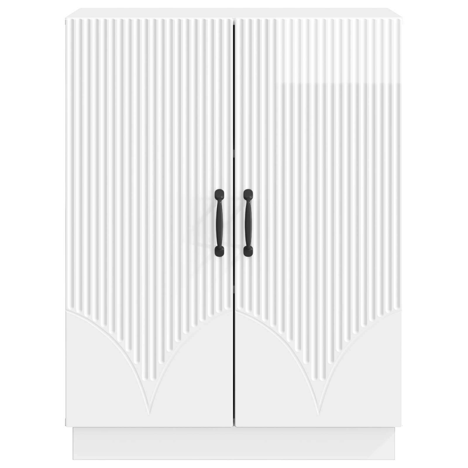 Buffet Blanc brillant 66 x 34,5 x 87 cm Bois d'ingénierie - XIOS