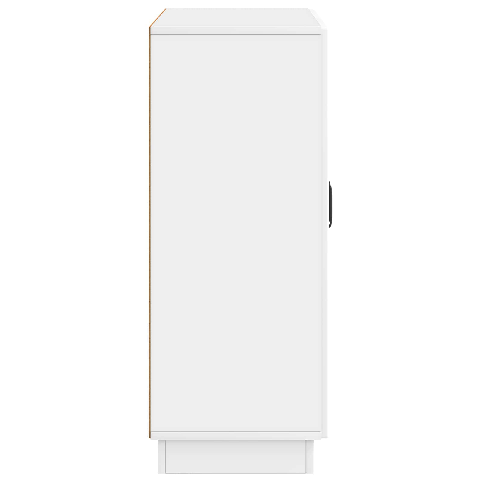 Buffet Blanc brillant 66 x 34,5 x 87 cm Bois d'ingénierie - XIOS