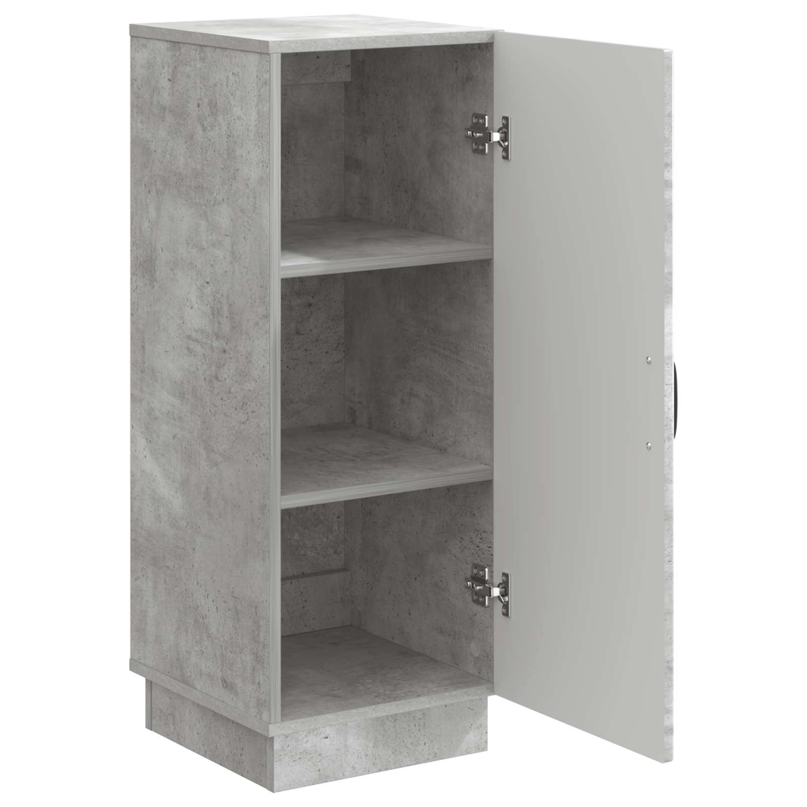 Buffet Gris béton 33 x 34,5 x 87 cm Bois d'ingénierie - XIOS