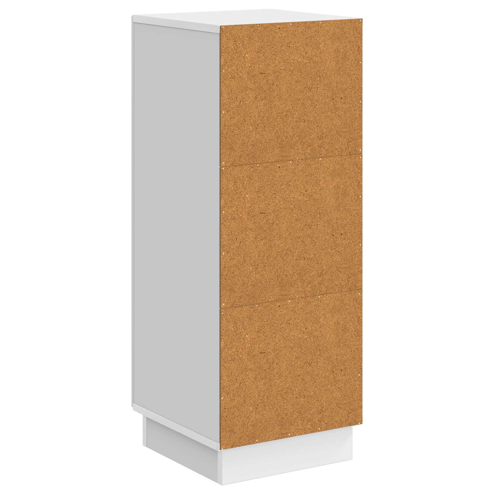 Buffet Blanc brillant 33 x 34,5 x 87 cm Bois d'ingénierie - XIOS