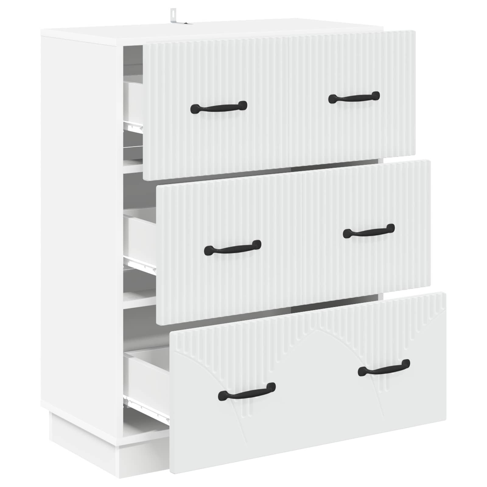 Armoire à tiroirs Blanc 66 x 34,5 x 87 cm Bois d'ingénierie - XIOS