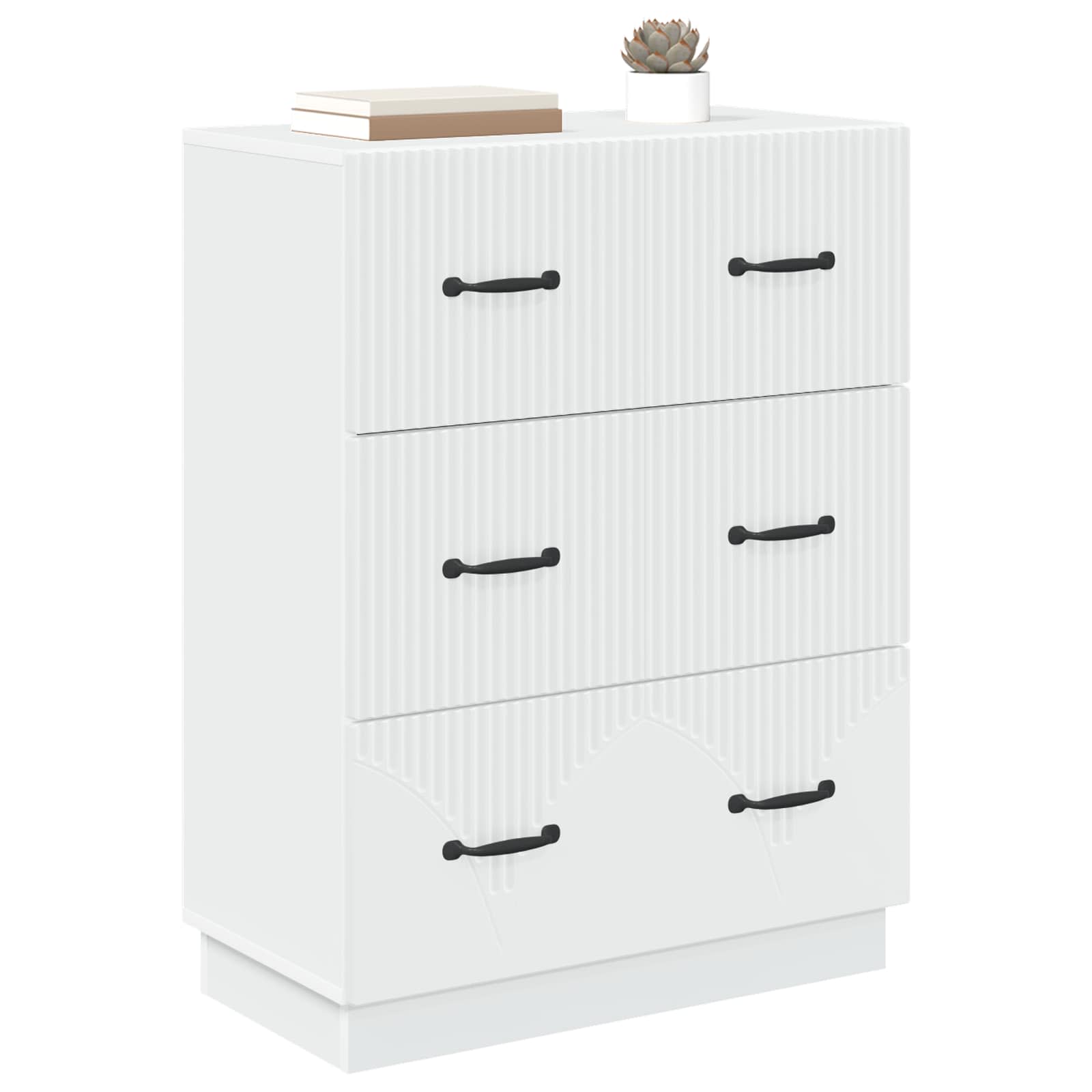 Armoire à tiroirs Blanc 66 x 34,5 x 87 cm Bois d'ingénierie - XIOS