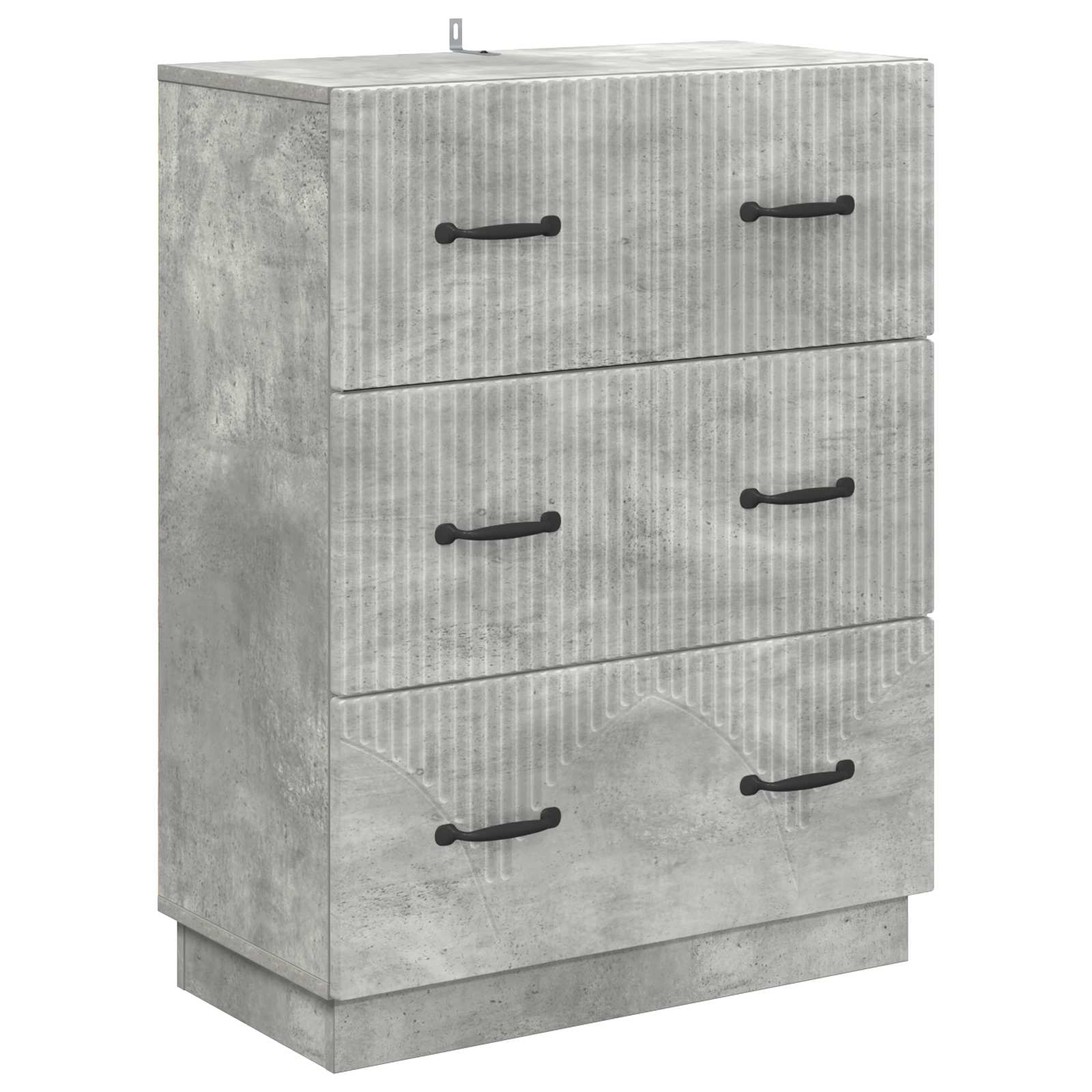 Armoire à tiroirs Gris béton 66 x 34,5 x 87 cm - XIOS