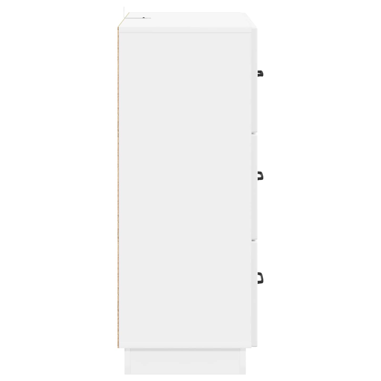Armoire à tiroirs Blanc brillant 66 x 34,5 x 87 cm - XIOS