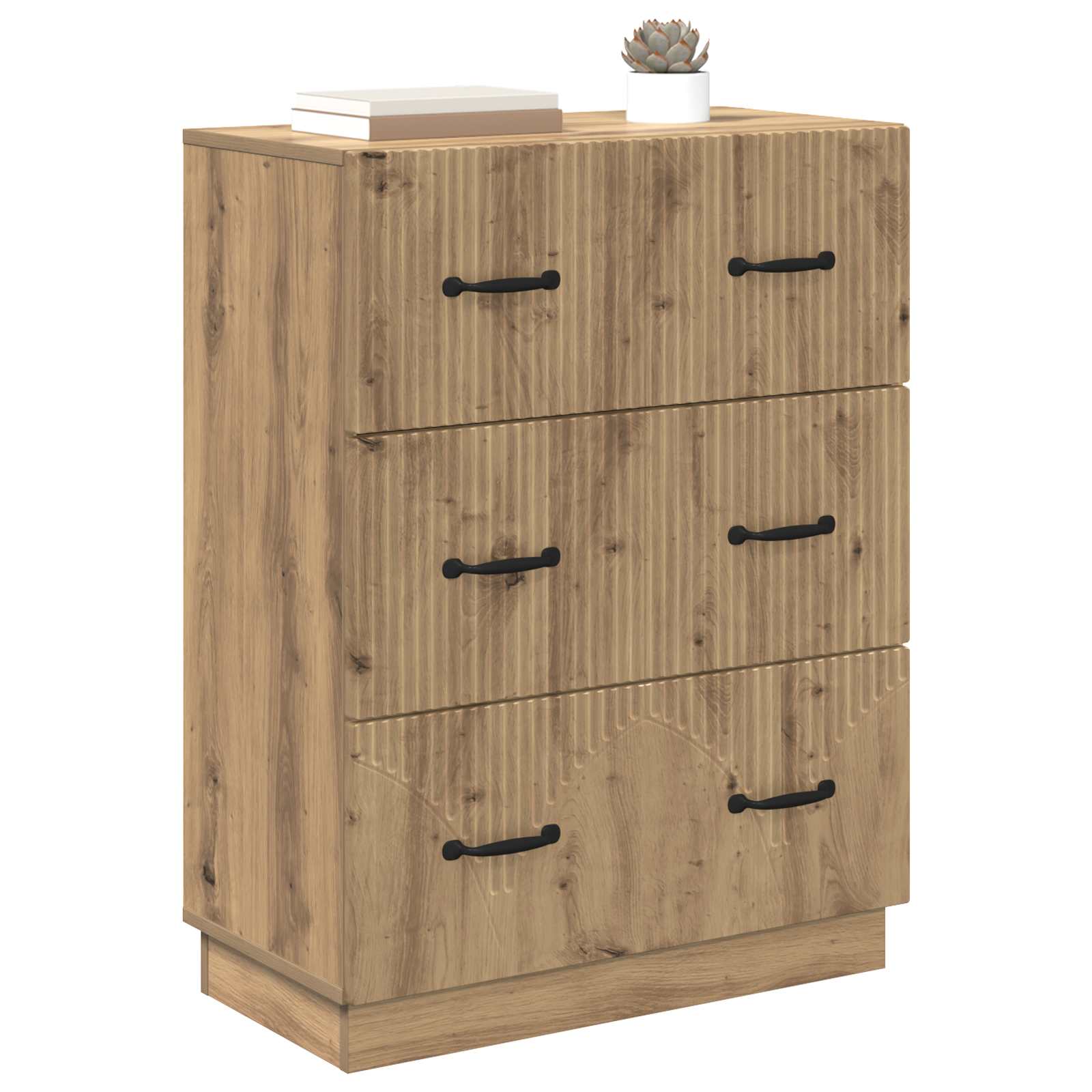 Armoire à tiroirs Chêne artisanal 66 x 34,5 x 87 cm - XIOS