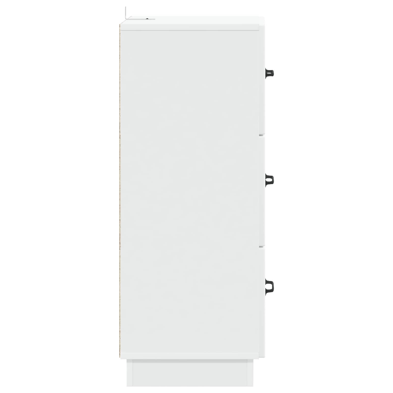 Armoire à tiroirs Blanc 33 x 34,5 x 87 cm Bois d'ingénierie - XIOS