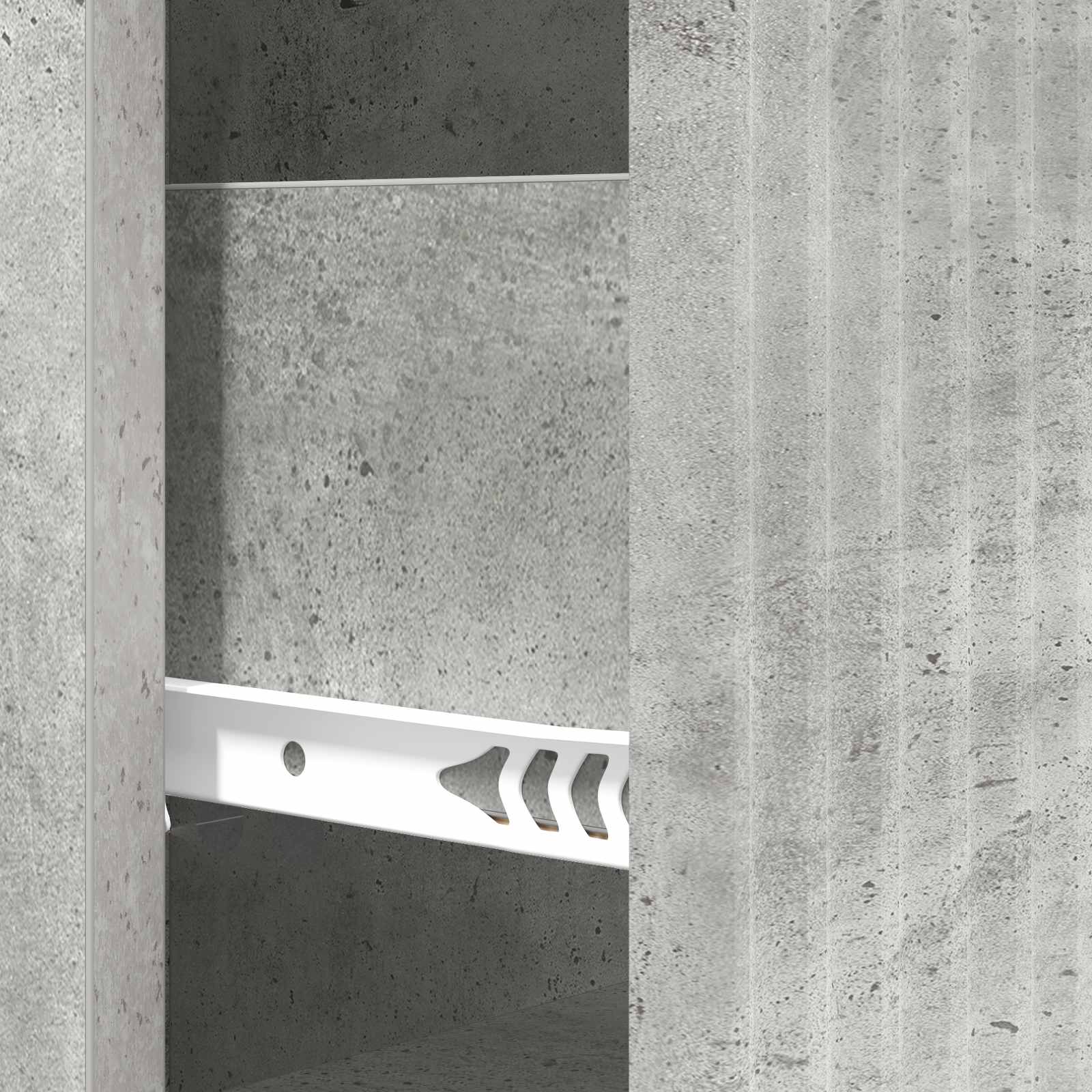 Armoire à tiroirs Gris béton 33 x 34,5 x 87 cm - XIOS