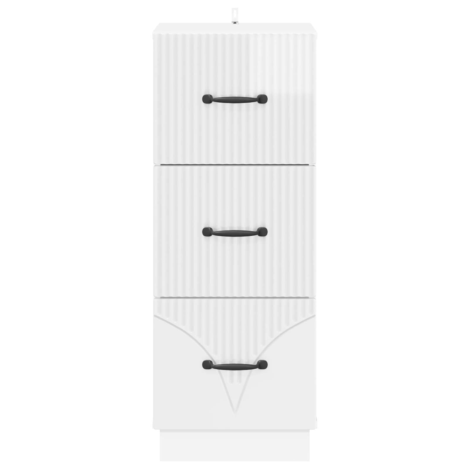 Armoire à tiroirs Blanc brillant 33 x 34,5 x 87 cm - XIOS