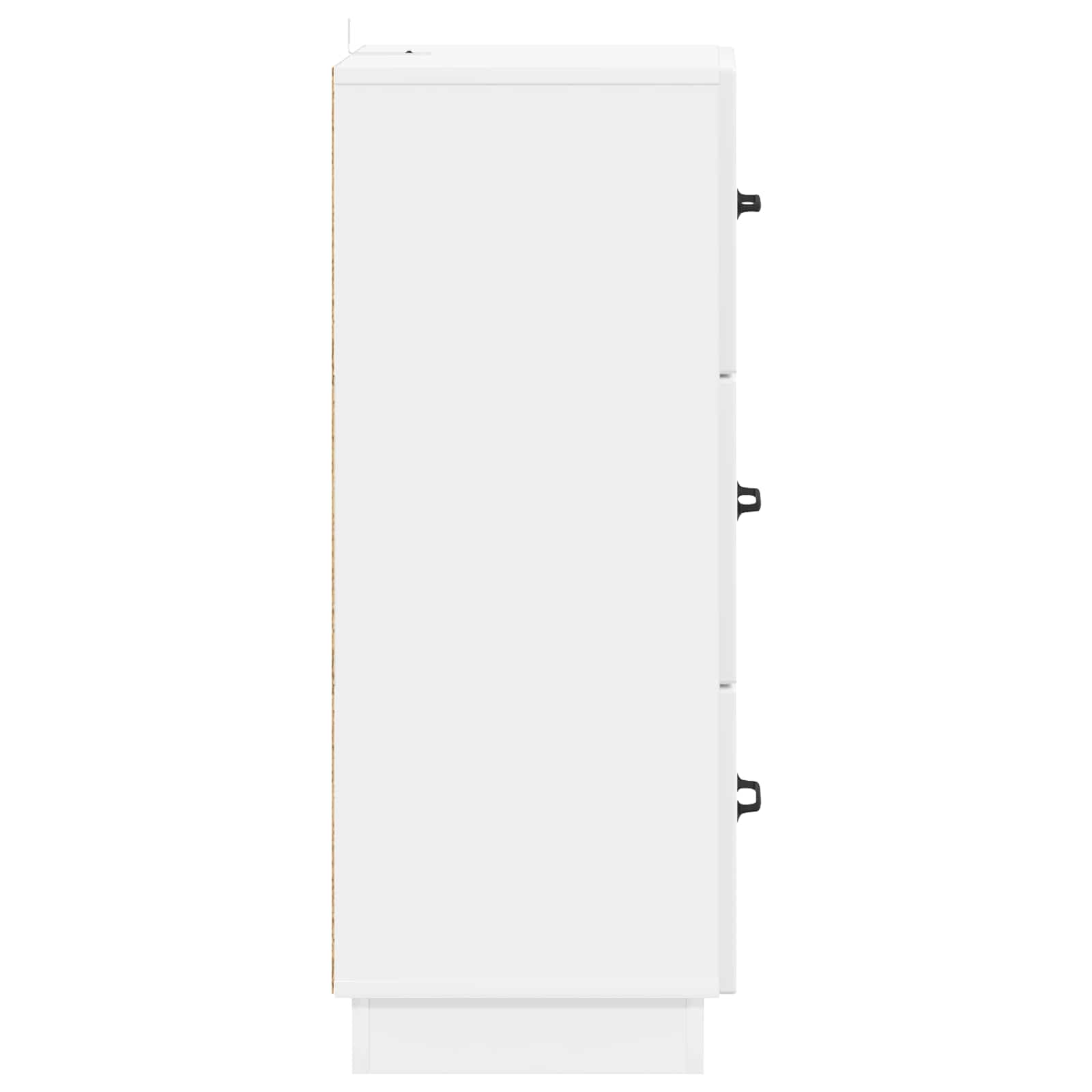 Armoire à tiroirs Blanc brillant 33 x 34,5 x 87 cm - XIOS