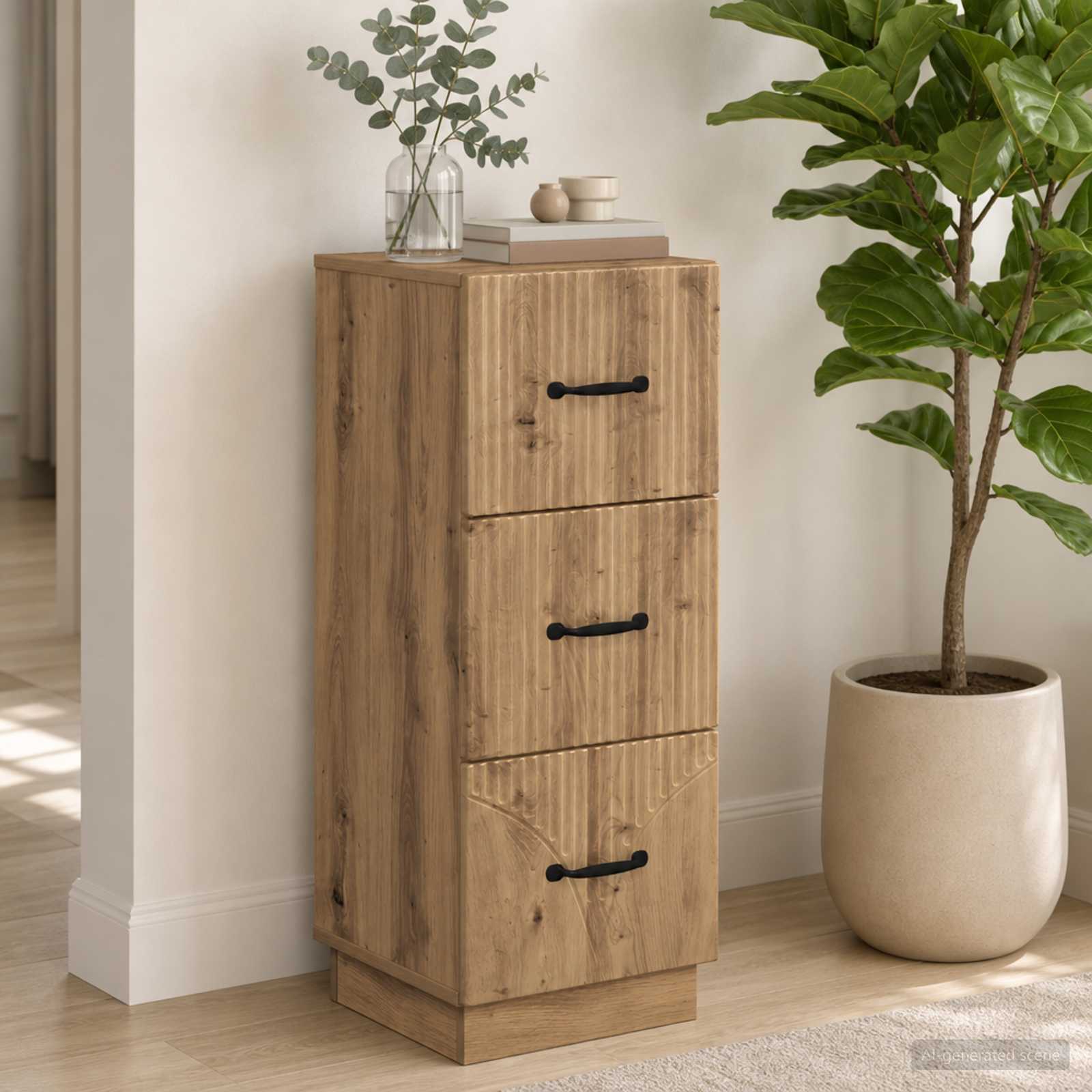 Armoire à tiroirs 33 x 34,5 x 87 cm Bois d'ingénierie - XIOS