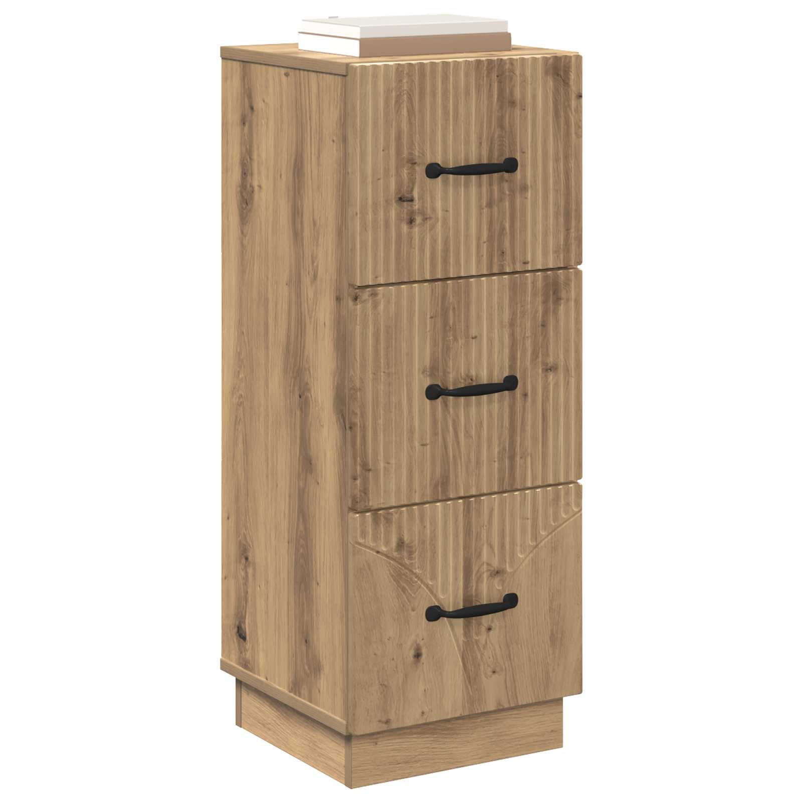 Armoire à tiroirs Chêne artisanal 33 x 34,5 x 87 cm - XIOS