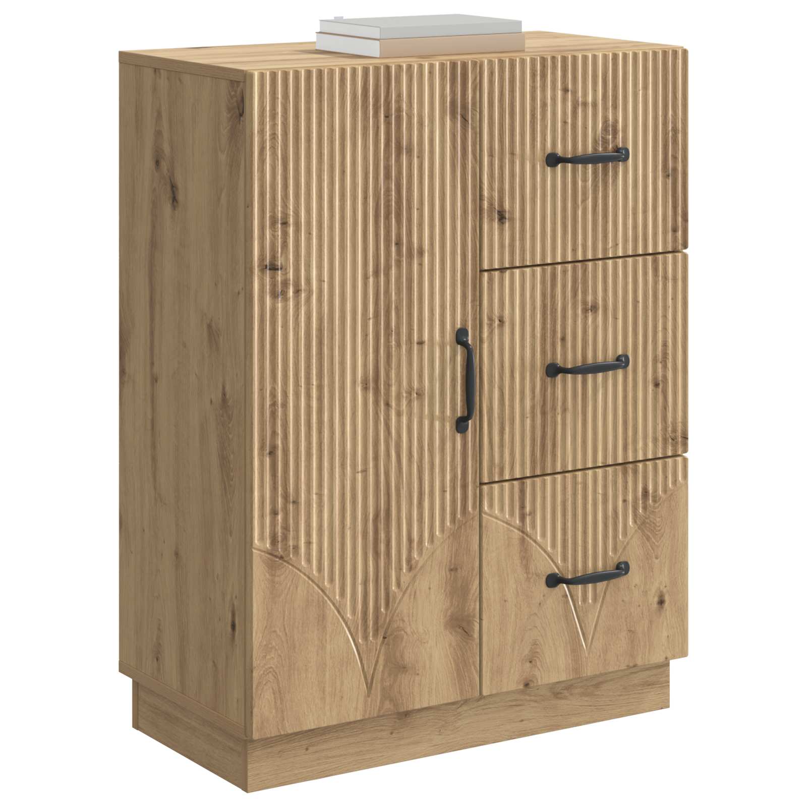 Buffet Chêne artisanal 66 x 34,5 x 87 cm Bois d'ingénierie - XIOS