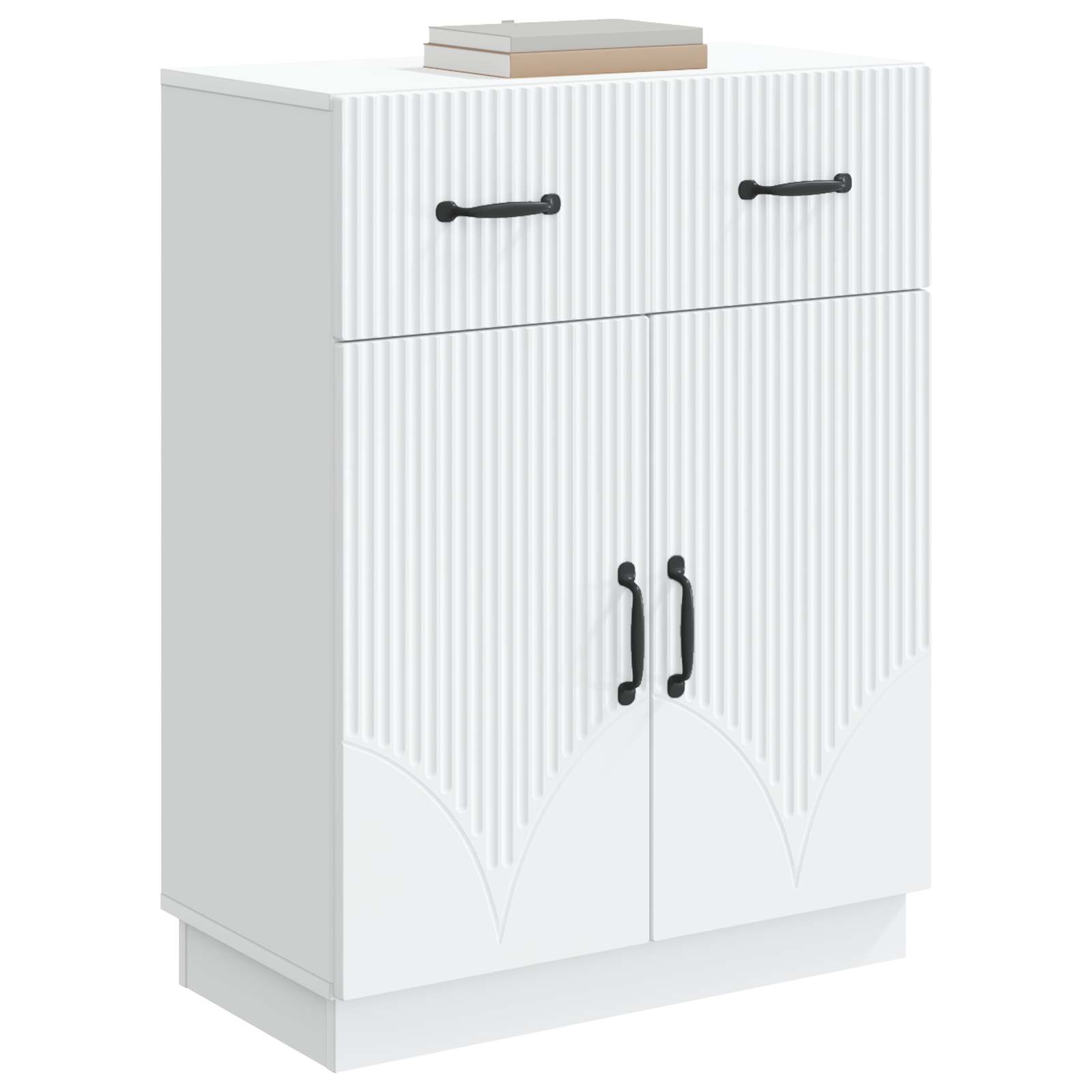 Buffet avec tiroir Blanc 66 x 34,5 x 87 cm Bois d'ingénierie - XIOS
