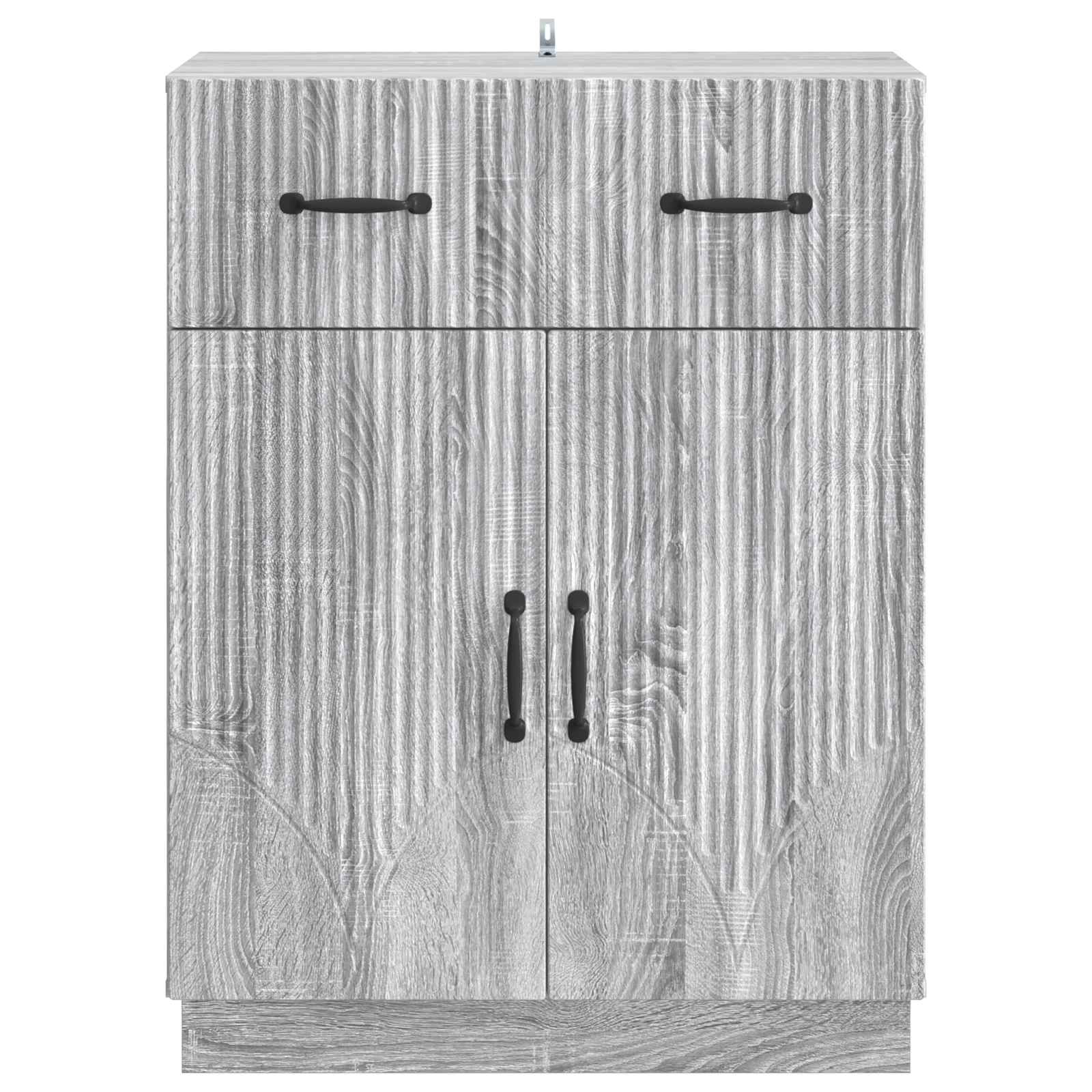 Buffet Sonoma gris 66 x 34,5 x 87 cm Bois d'ingénierie - XIOS