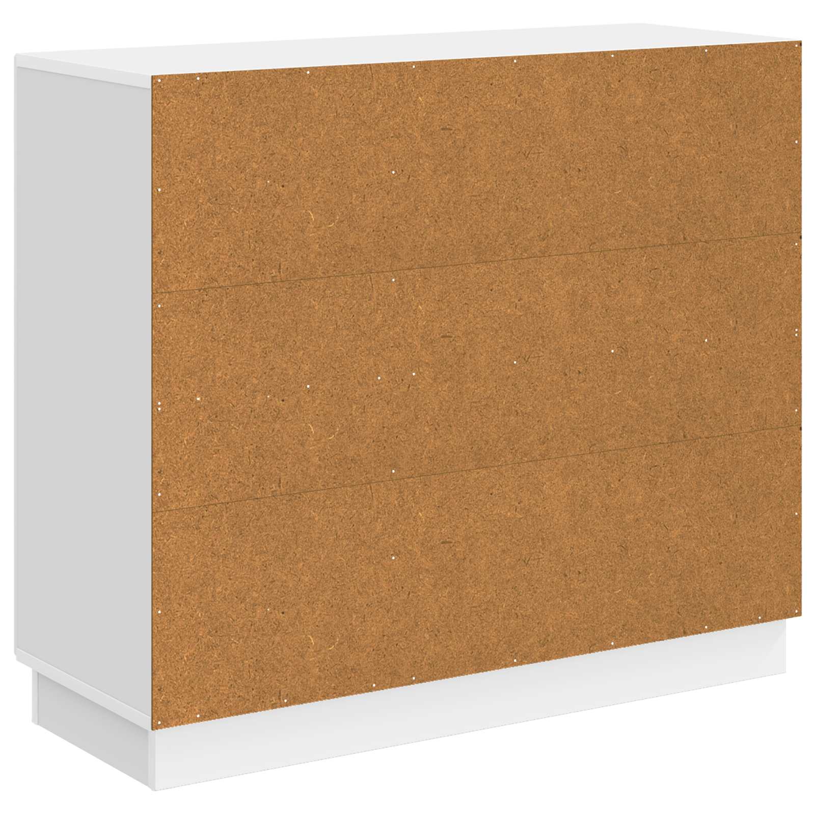Buffet Blanc brillant 89 x 34,5 x 77 cm Bois d'ingénierie - XIOS