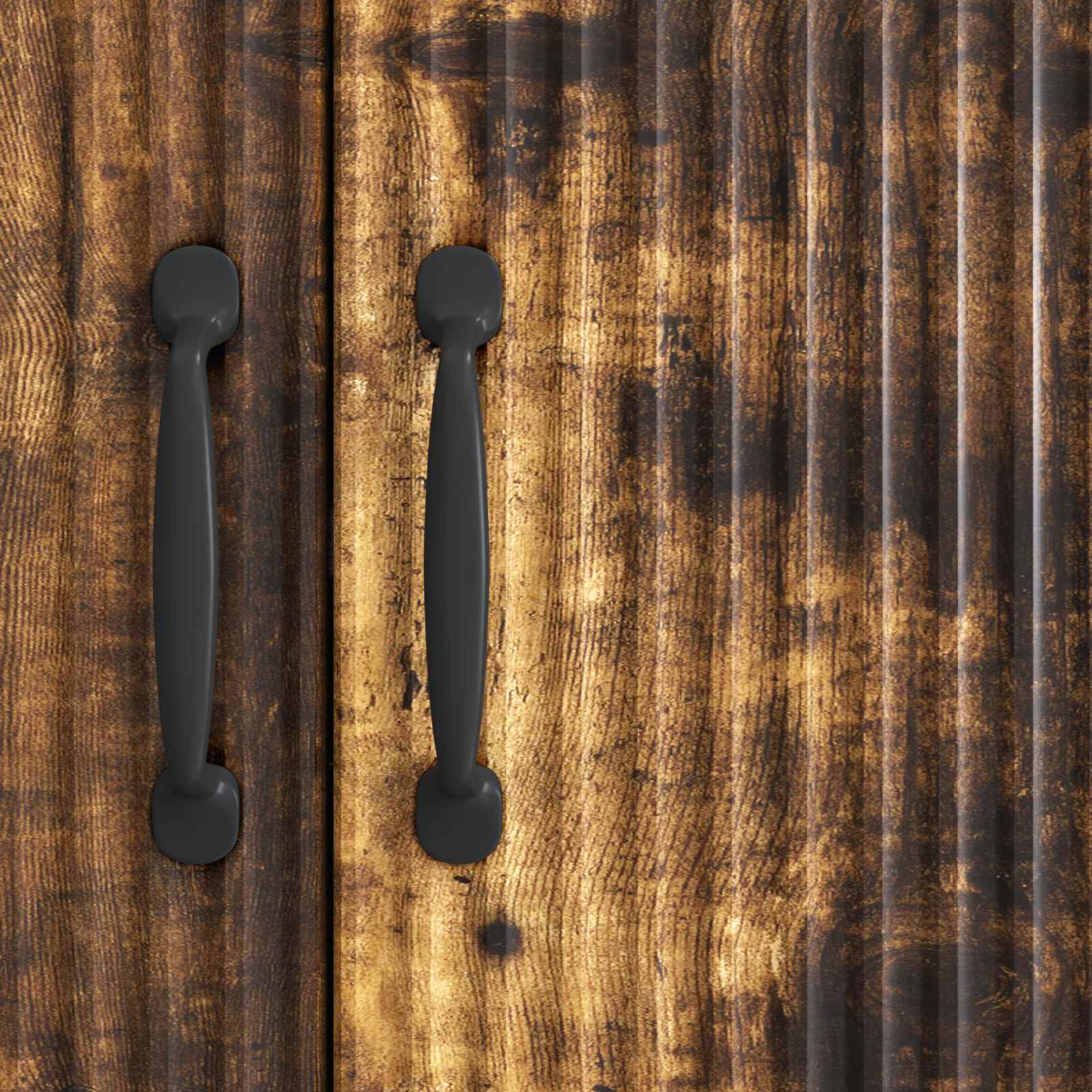Buffet Chêne fumé 89 x 34,5 x 77 cm Bois d'ingénierie - XIOS