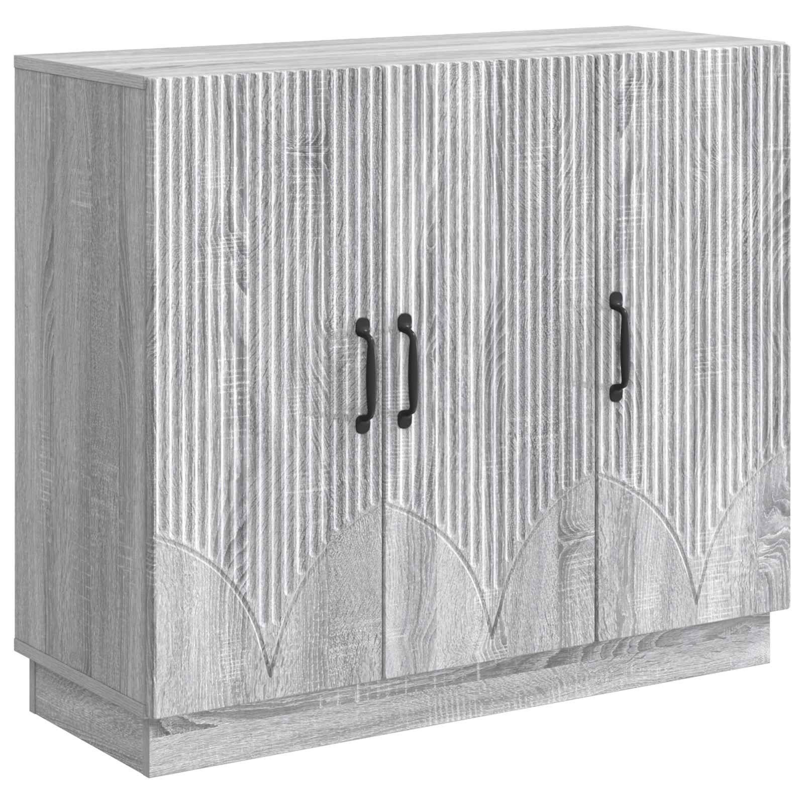Buffet Sonoma gris 89 x 34,5 x 77 cm Bois d'ingénierie - XIOS