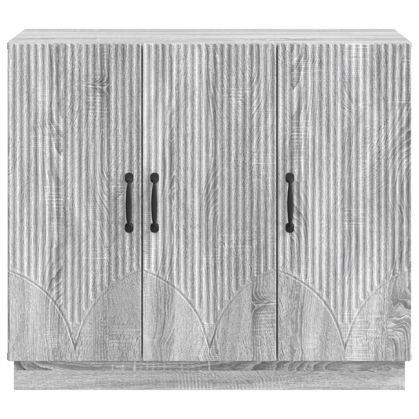 Buffet Sonoma gris 89 x 34,5 x 77 cm Bois d'ingénierie - XIOS