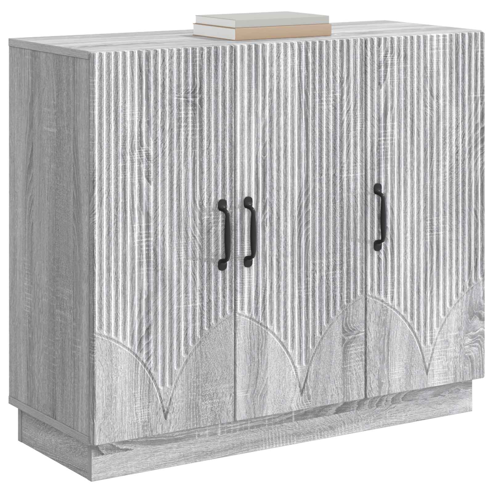 Buffet Sonoma gris 89 x 34,5 x 77 cm Bois d'ingénierie - XIOS